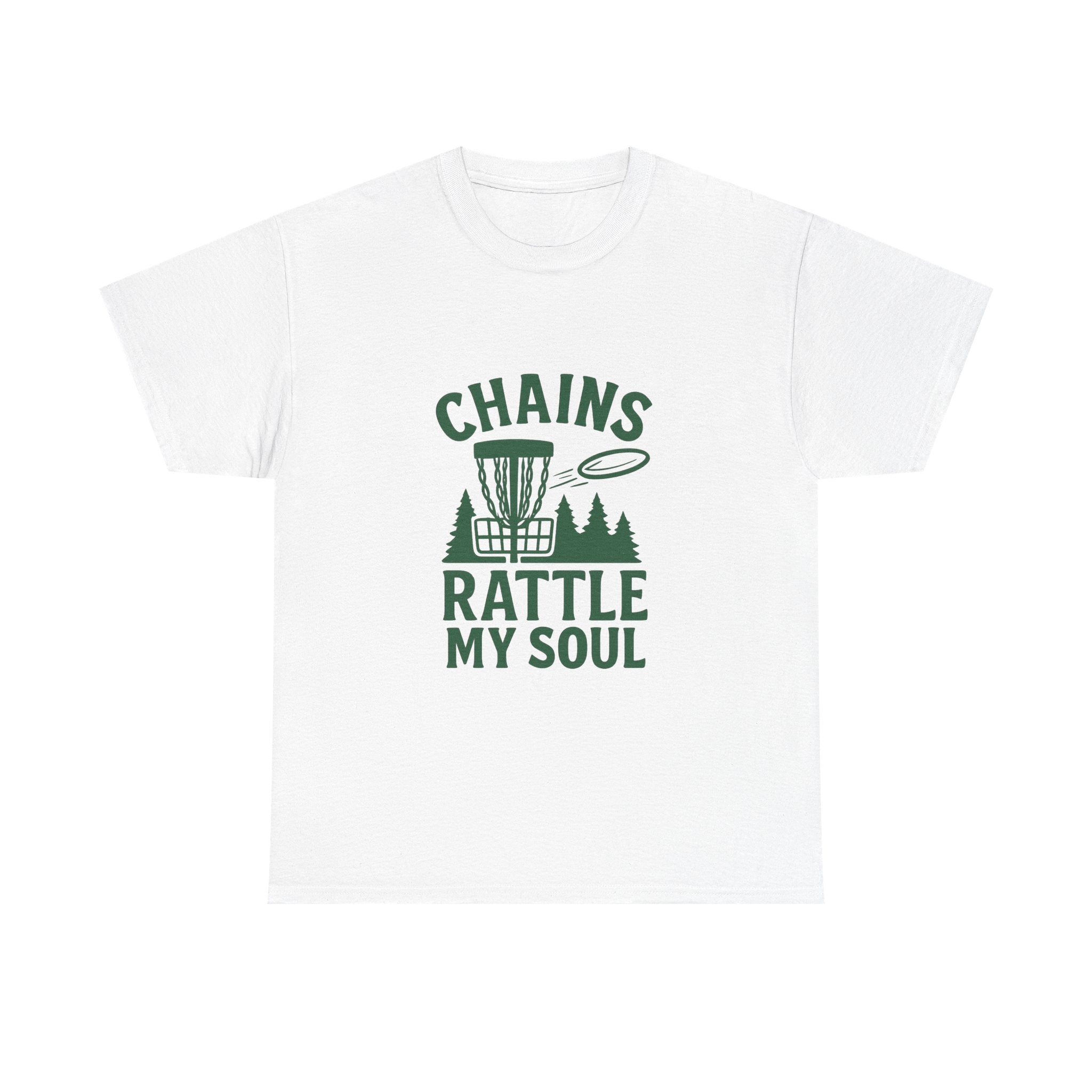 Disc Golfer Chains Rattle My Soul T-Shirt | Unique Gift | Graphic Tee