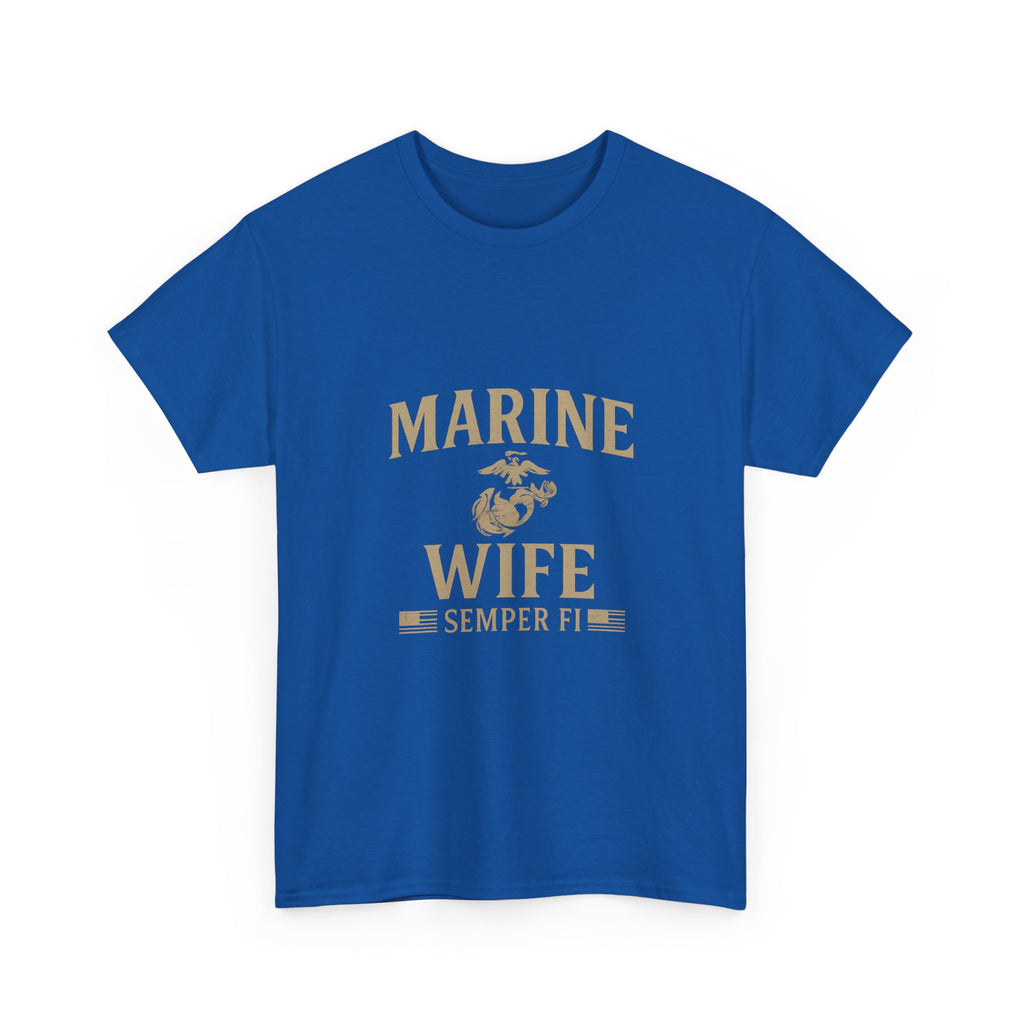 Marine Wife Semper Fi Military T-Shirt | Unique Gift | Graphic Tee