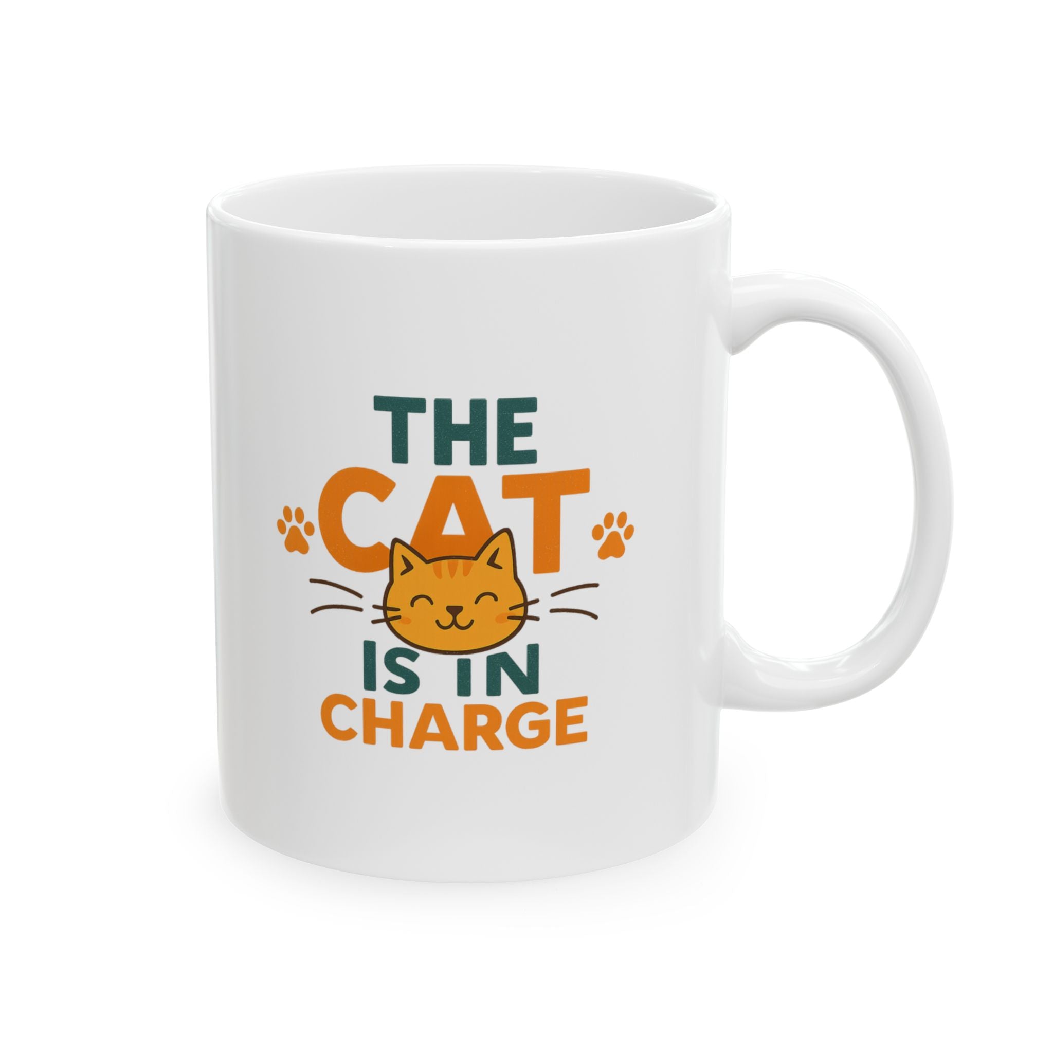 Meow Or Never Coffee Mug | Funny Cat Humor Gift | Ceramic Mug