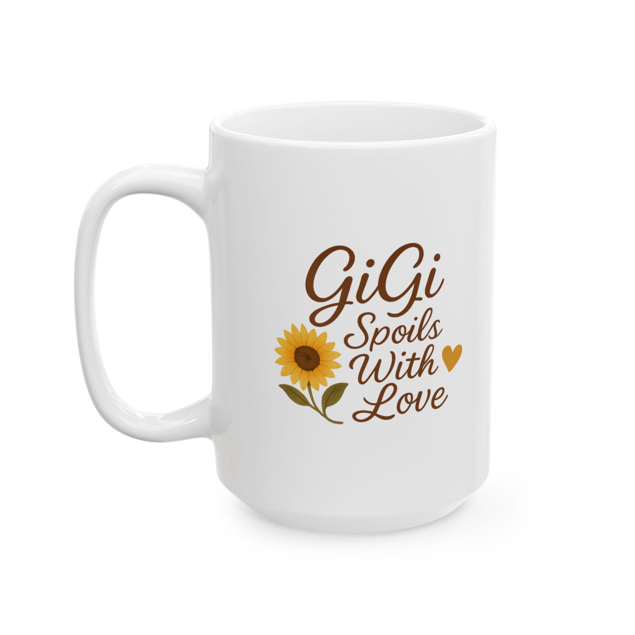 Gigi Spoils With Love Grandmother Coffee Mug | Unique Gift | Ceramic Mug