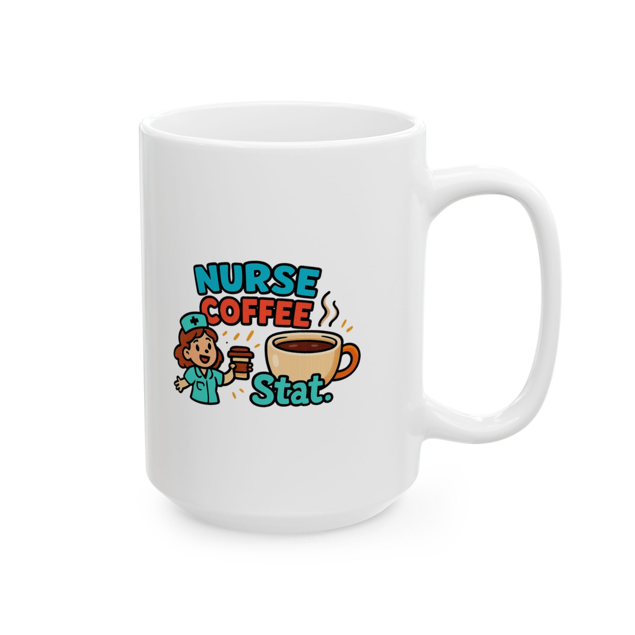 Nurses Run On Coffee Not Sleep Coffee Mug | Nurse Humor Gift | Ceramic Mug