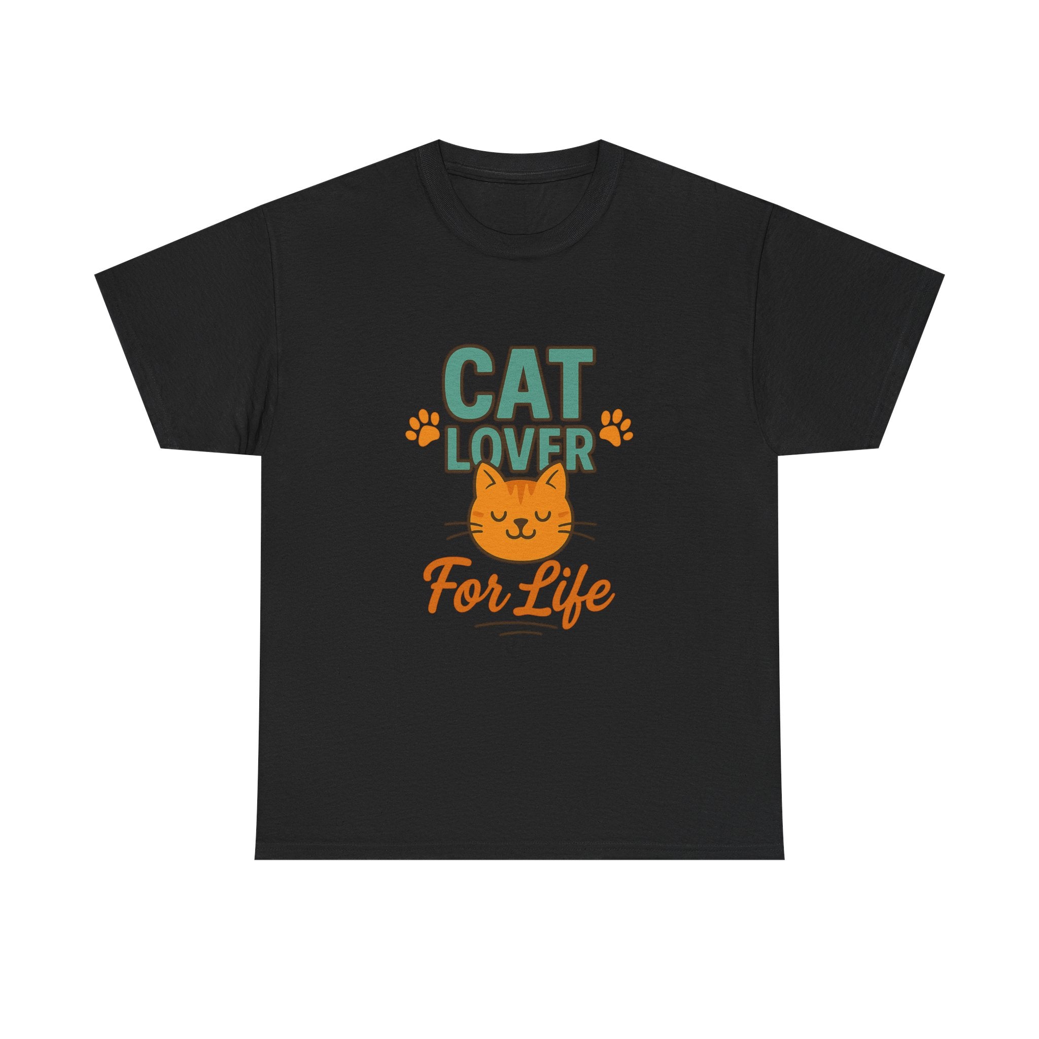Cats Are My Happy Place T-Shirt | Cat Lover Gift | Graphic Tee
