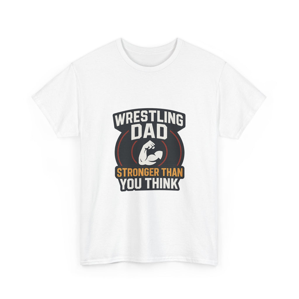 Wrestling Dad Stronger Than You Think T-Shirt | Gift for Dad | Graphic Tee