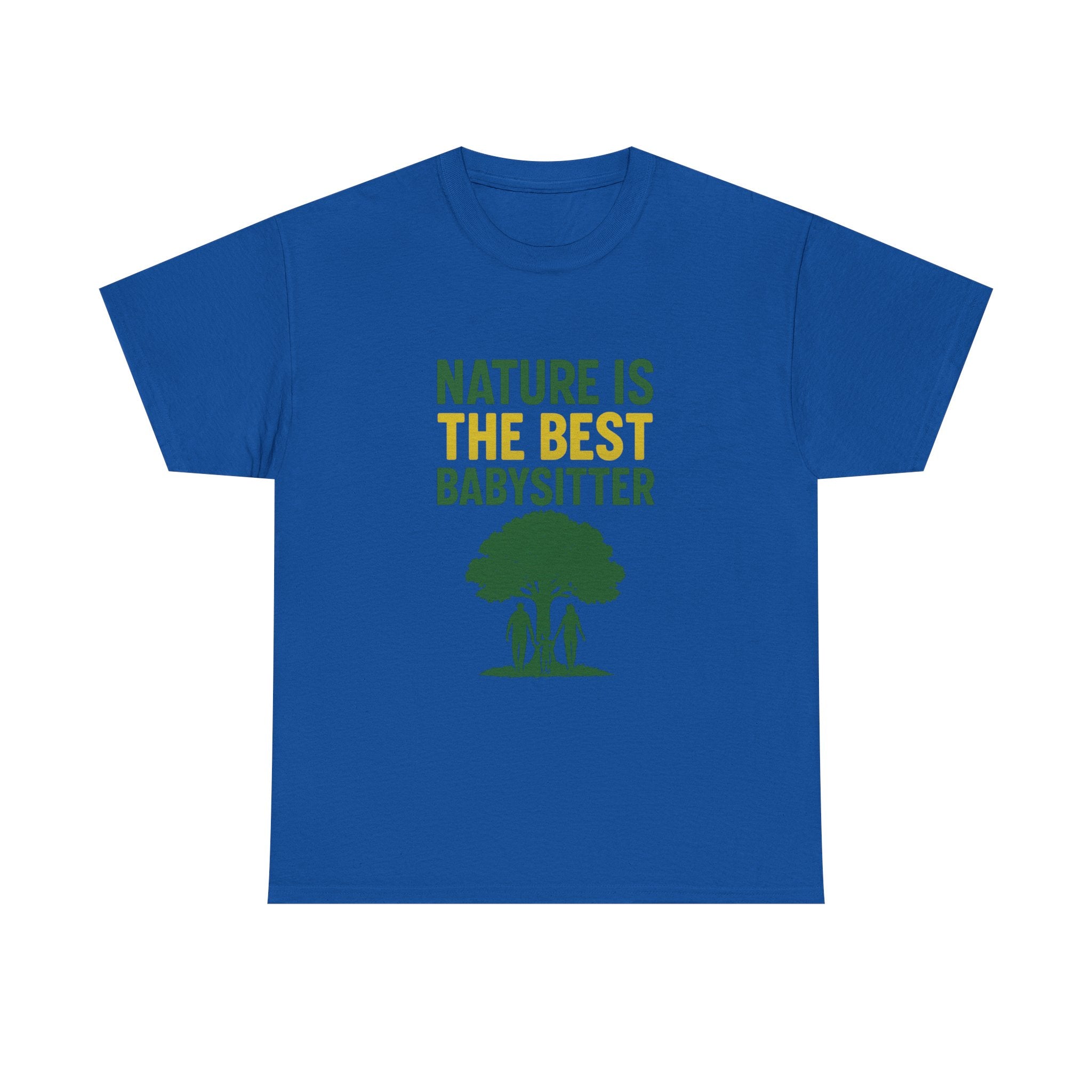 Hiking Mom Nature Is The Best Babysitter T-Shirt | Gift for Mom | Graphic Tee