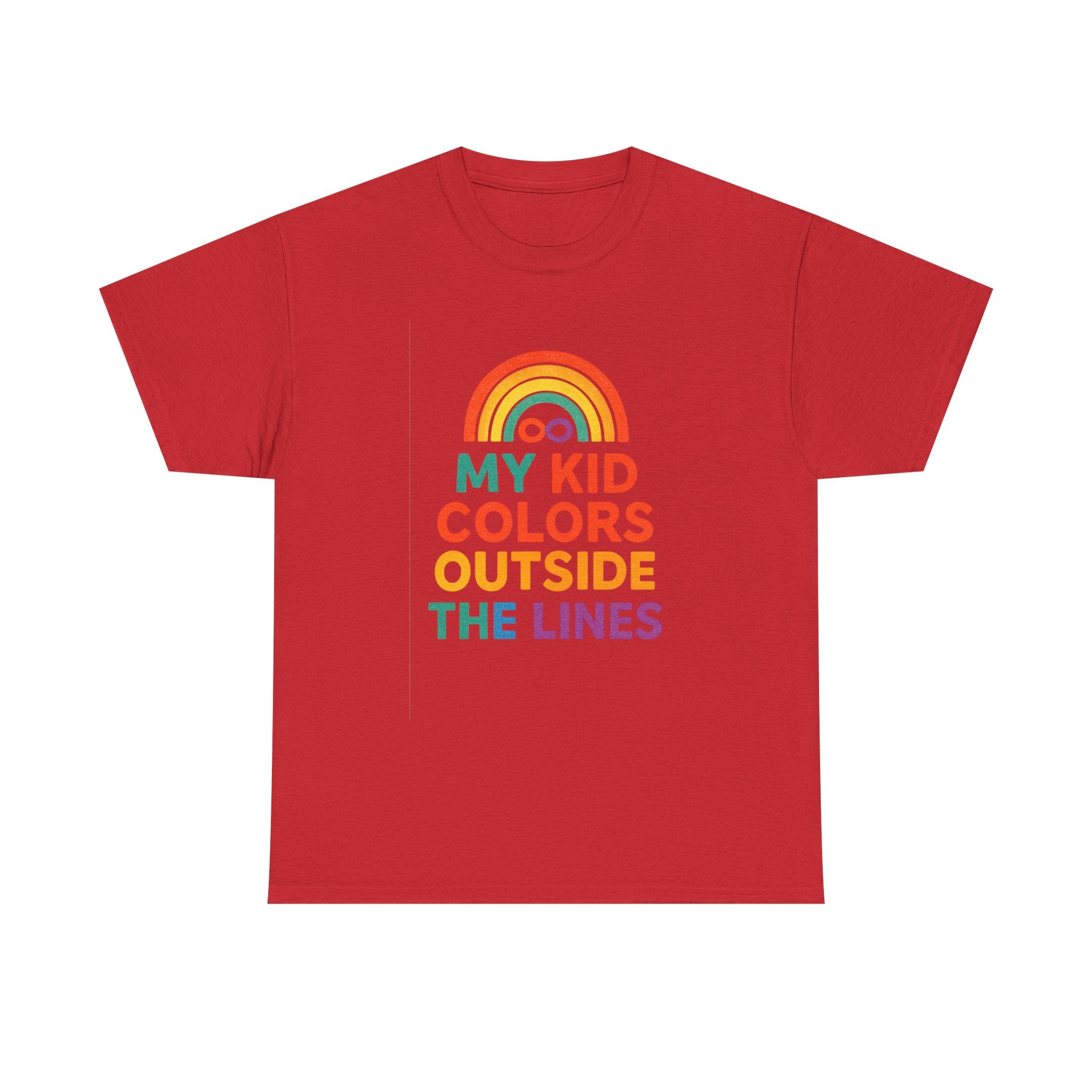 Autism Parent My Kid Colors Outside The Lines T-Shirt