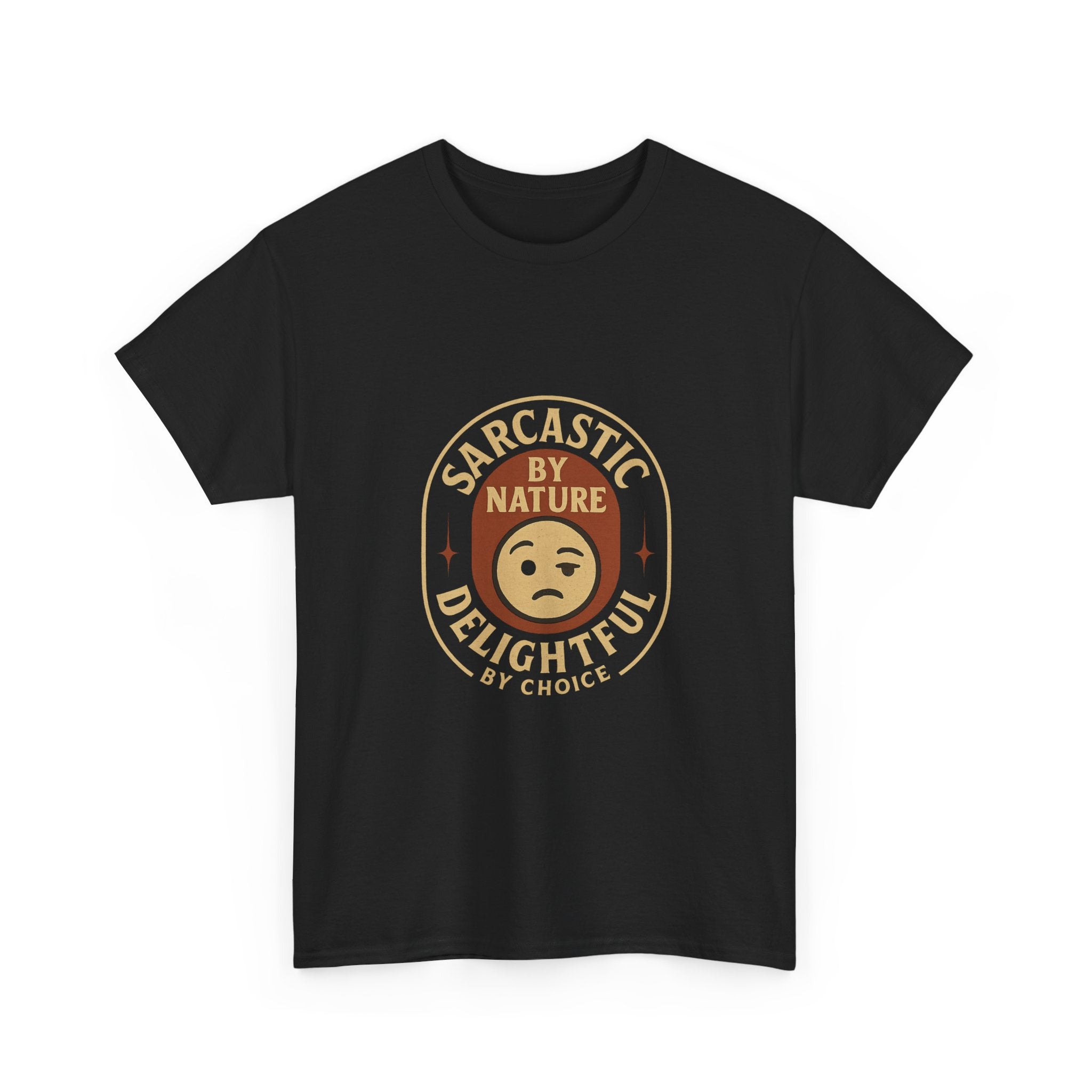 Sarcastic By Nature Delightful By Choice T-Shirt | Unique Gift | Graphic Tee