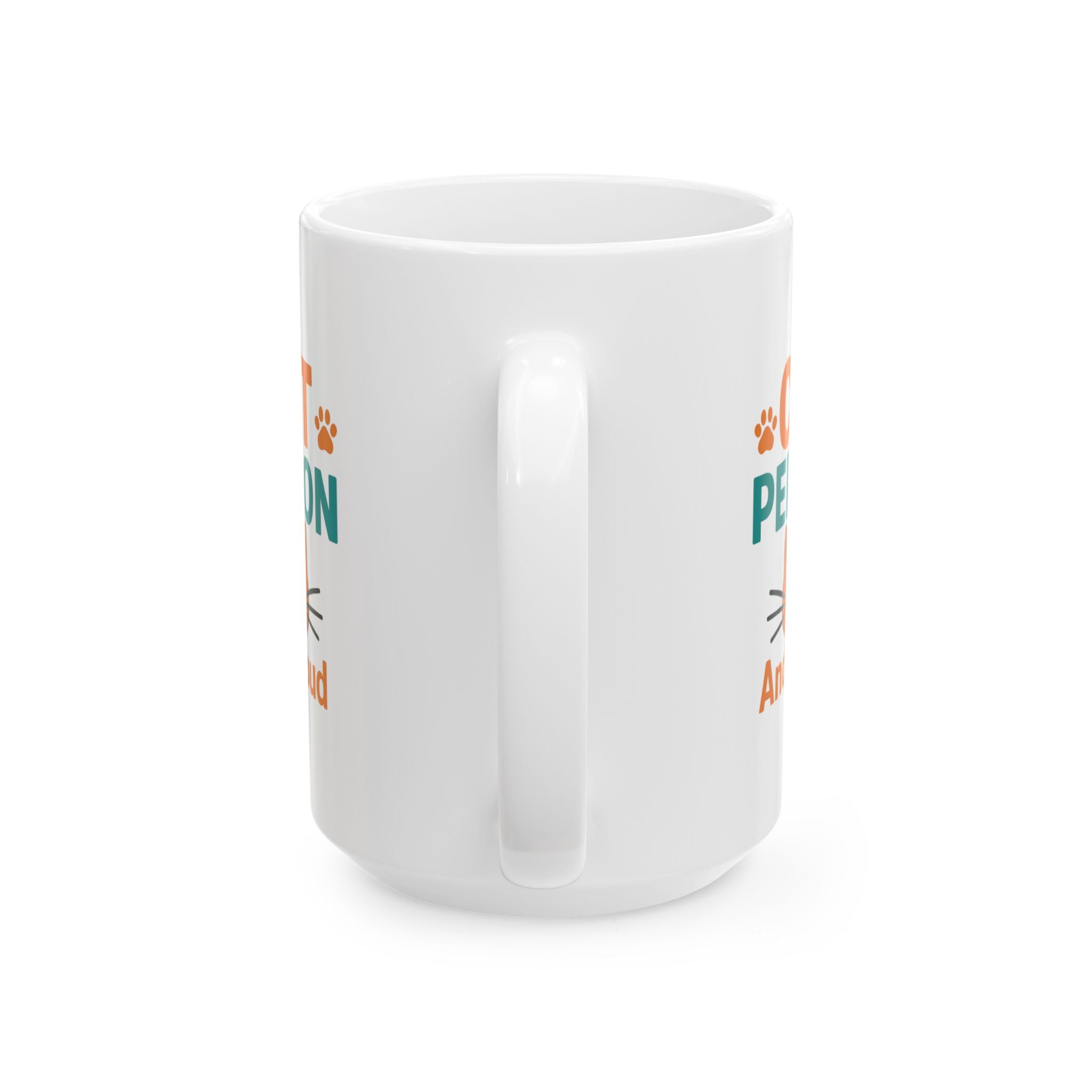 Certified Cat Person No Apologies Coffee Mug | Cat Lover Gift | Ceramic Mug
