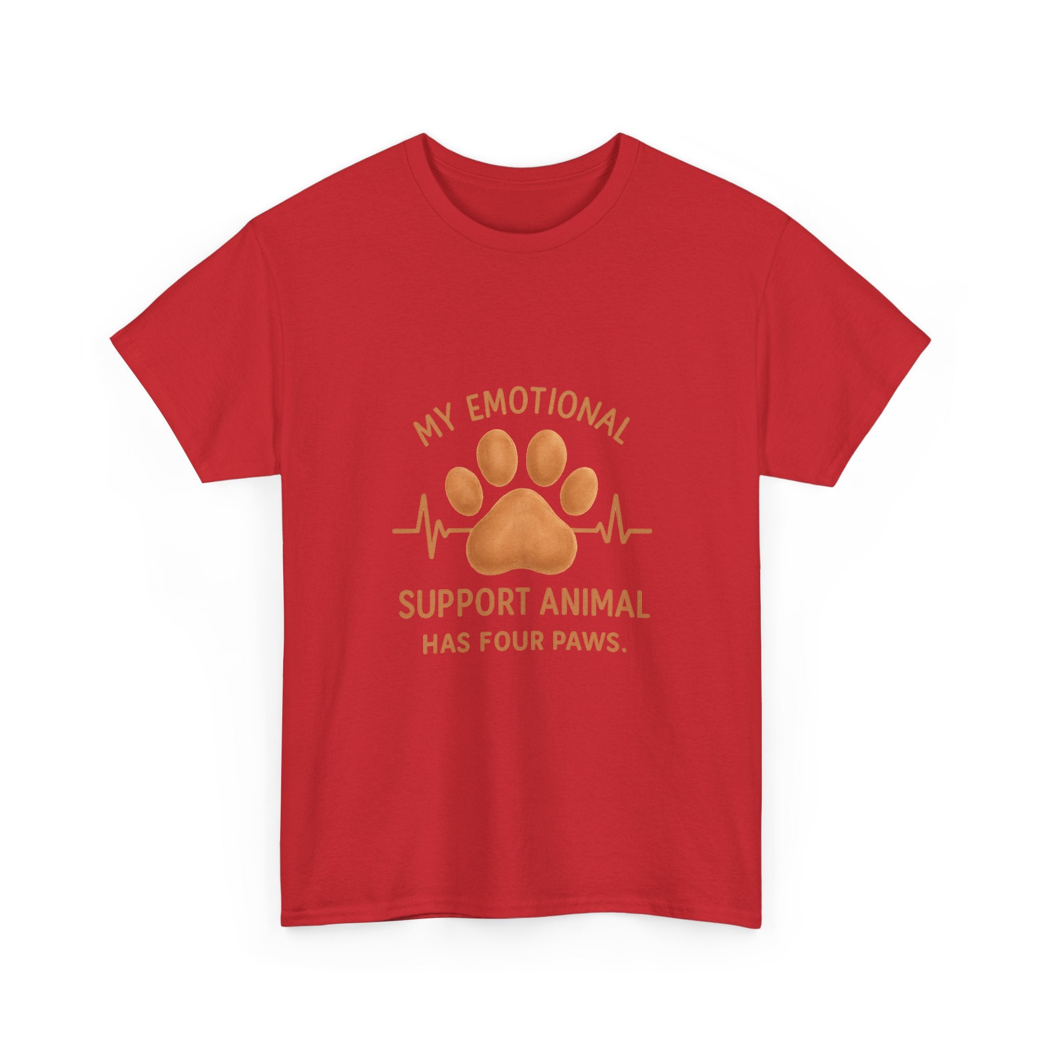 My Emotional Support Animal Has Four Paws T-Shirt | Unique Gift | Graphic Tee