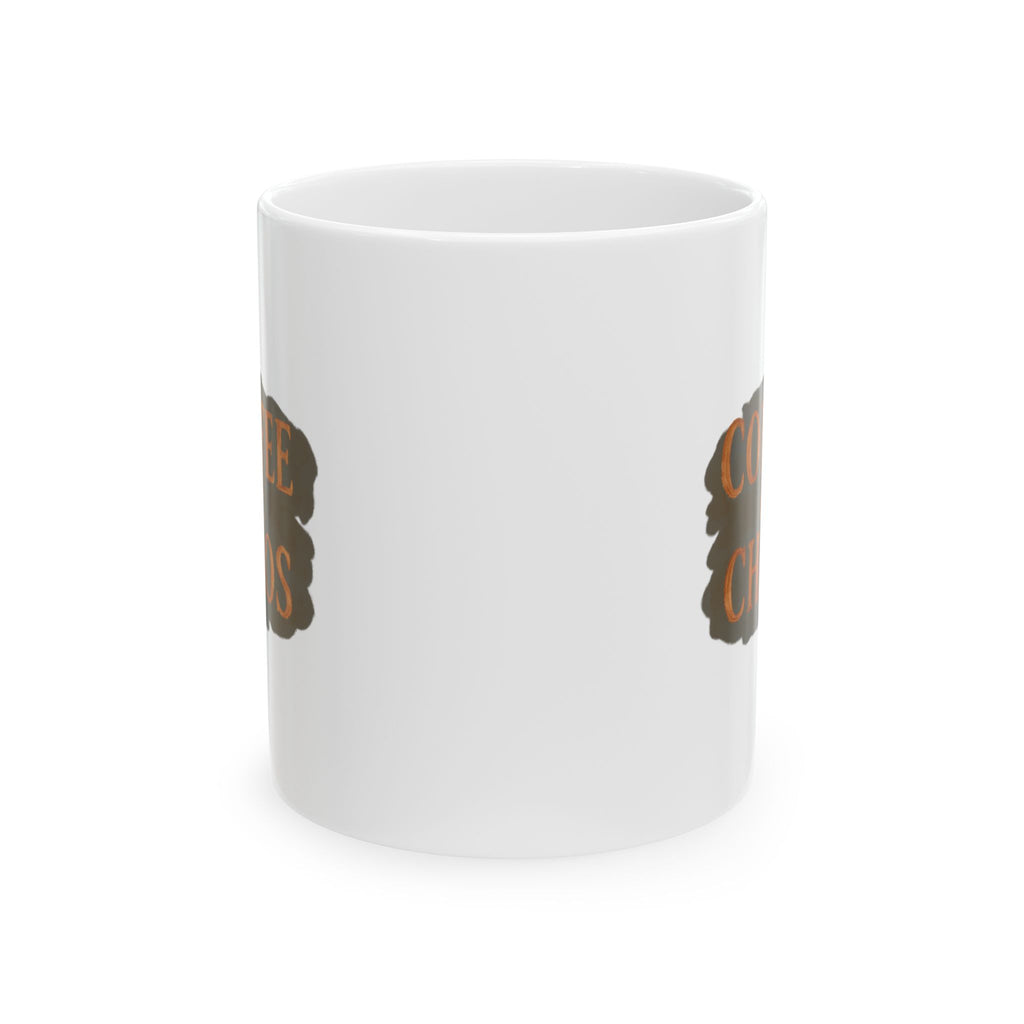 Fueled By Coffee Powered By Chaos Coffee Mug | Funny Gift | Ceramic Mug