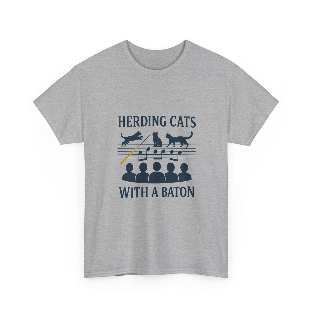 Choir Director Herding Cats With A Baton T-Shirt