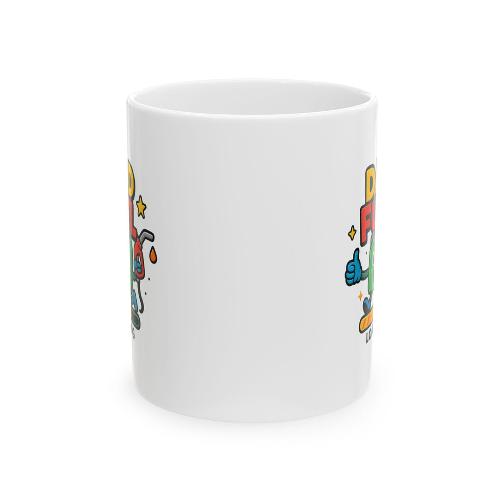 Dad Fuel In Progress Step Away Coffee Mug | Funny Father Gift | Ceramic Mug