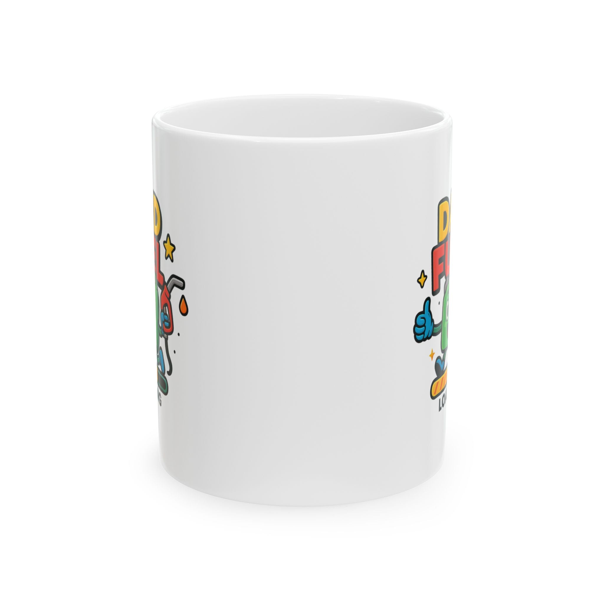 Dad Fuel In Progress Step Away Coffee Mug | Funny Father Gift | Ceramic Mug
