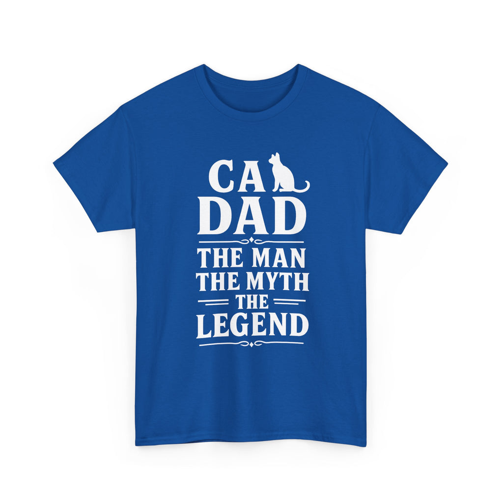 Cat Dad The Man The Myth T-Shirt | Cat Lover Gift | Graphic Tee