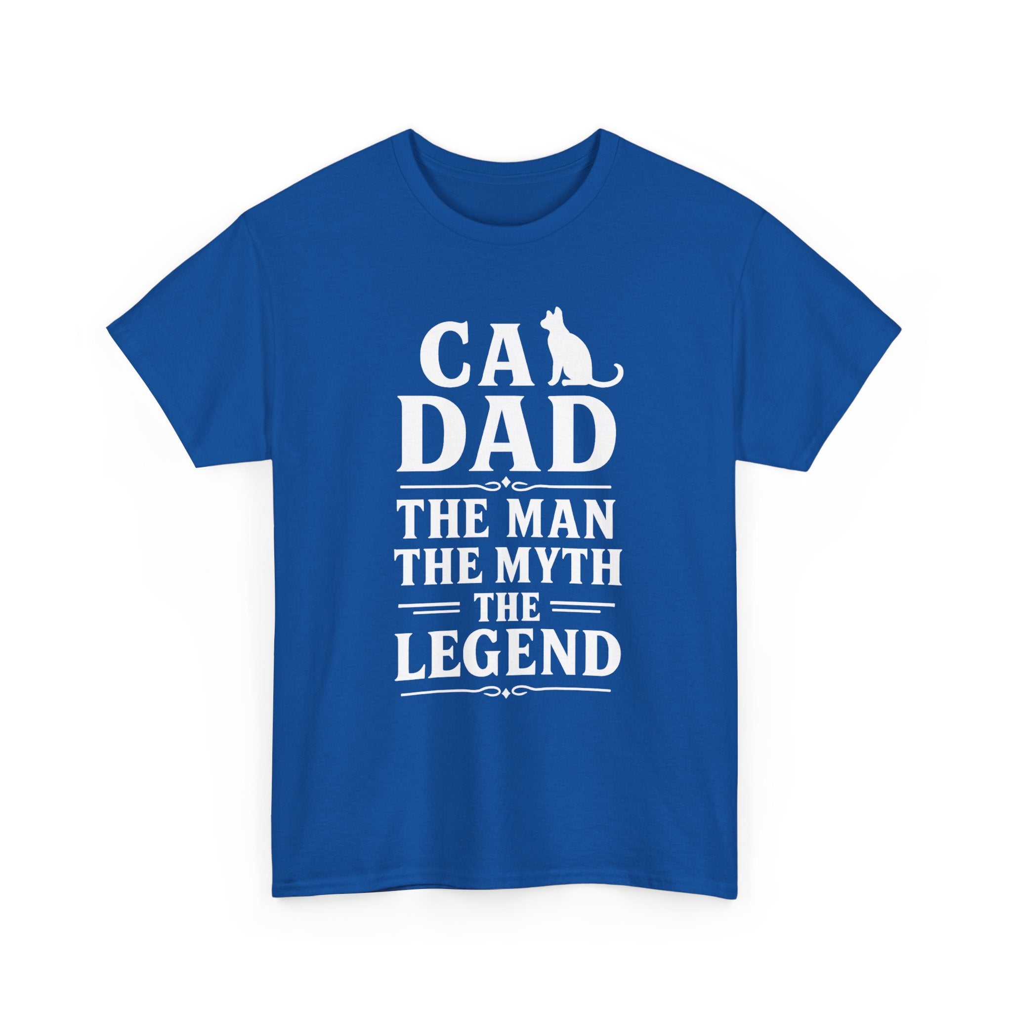 Cat Dad The Man The Myth T-Shirt | Cat Lover Gift | Graphic Tee