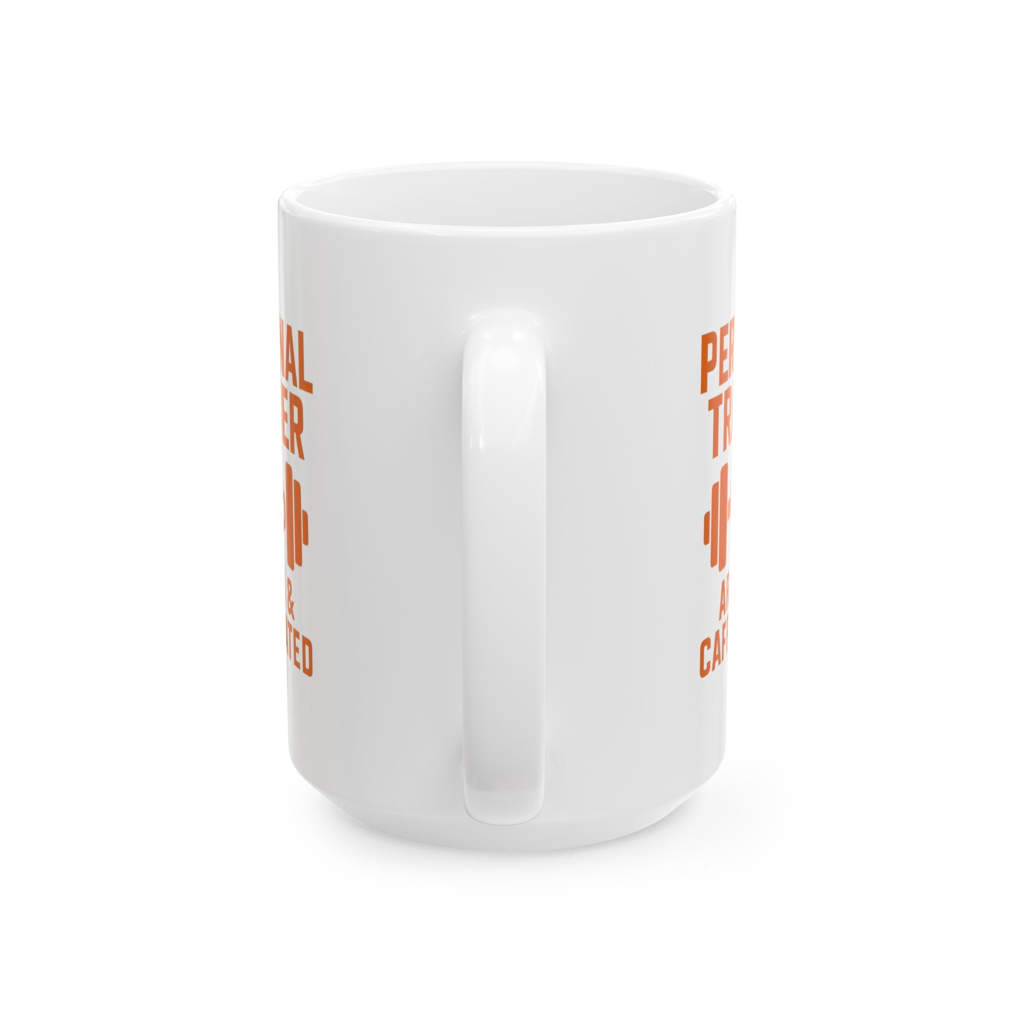 Personal Trainer Armed And Caffeinated Coffee Mug | Unique Gift | Ceramic Mug