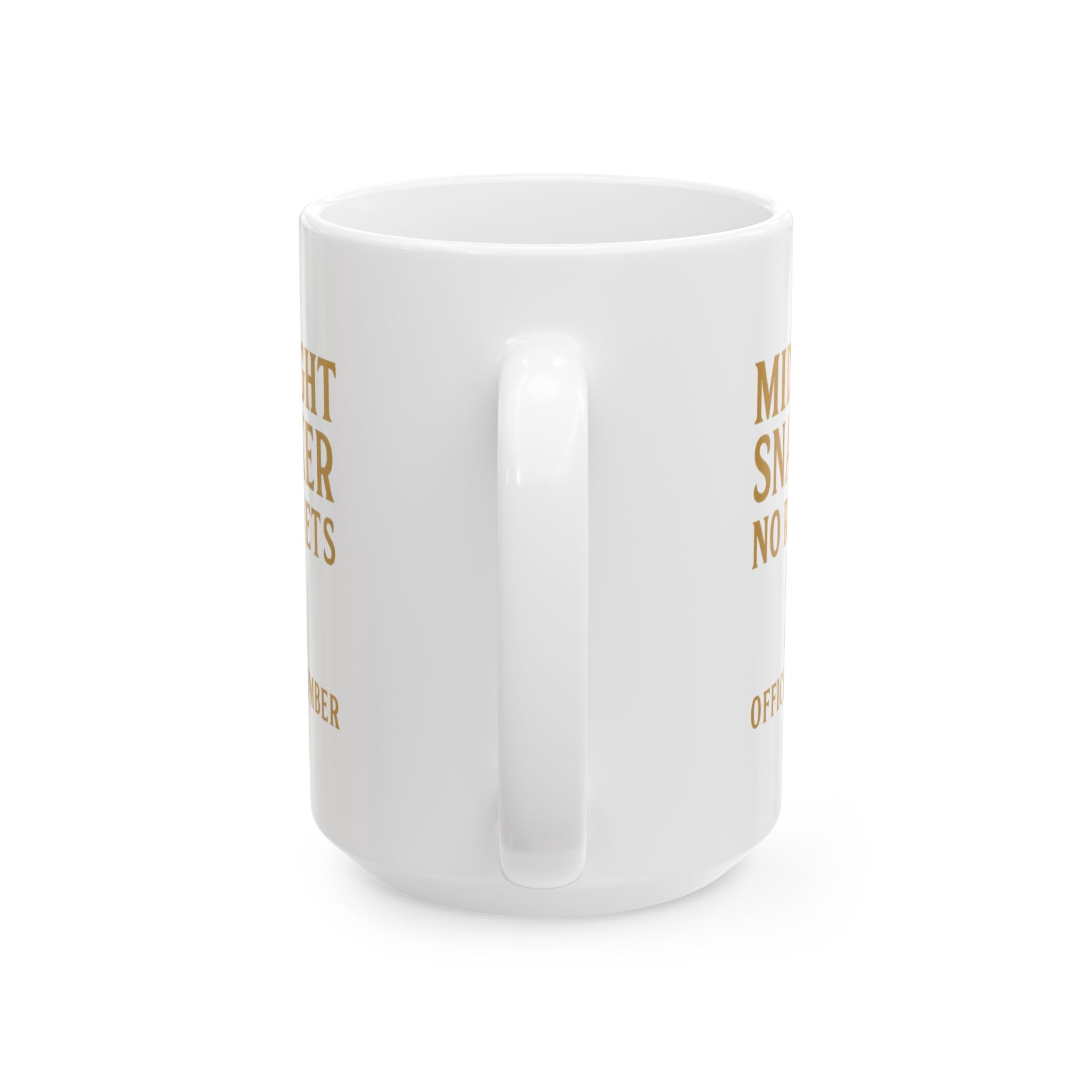 Midnight Snacker No Regrets Official Member Coffee Mug | Unique Gift | Ceramic Mug