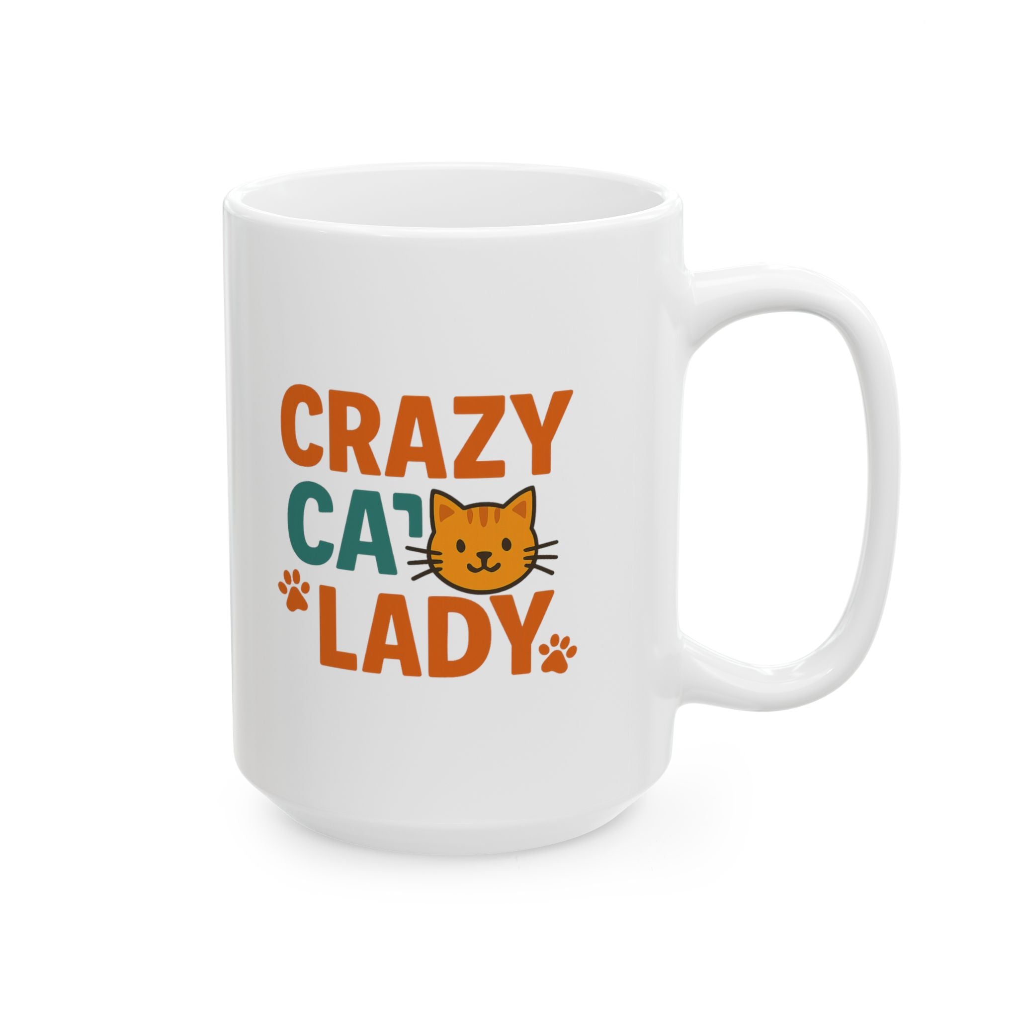 Crazy Cat Lady Fully Operational Coffee Mug | Cat Humor Gift | Ceramic Mug