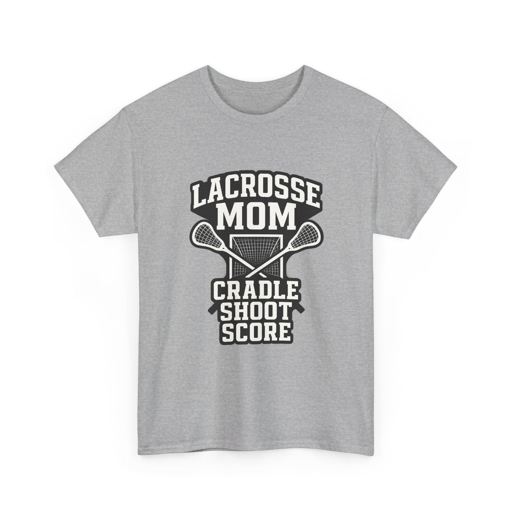 Lacrosse Mom Cradle Shoot Score T-Shirt | Gift for Mom | Graphic Tee