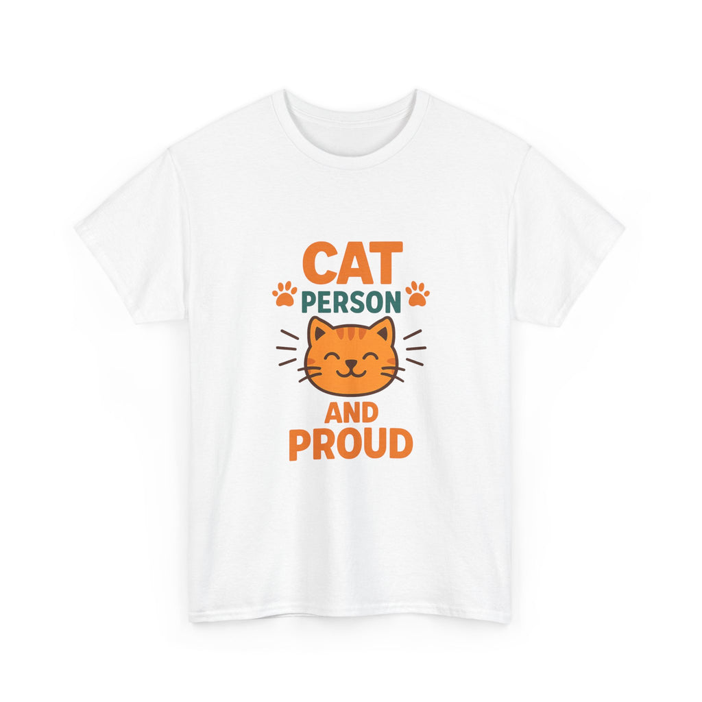 Certified Cat Person No Apologies T-Shirt | Cat Lover Gift | Graphic Tee