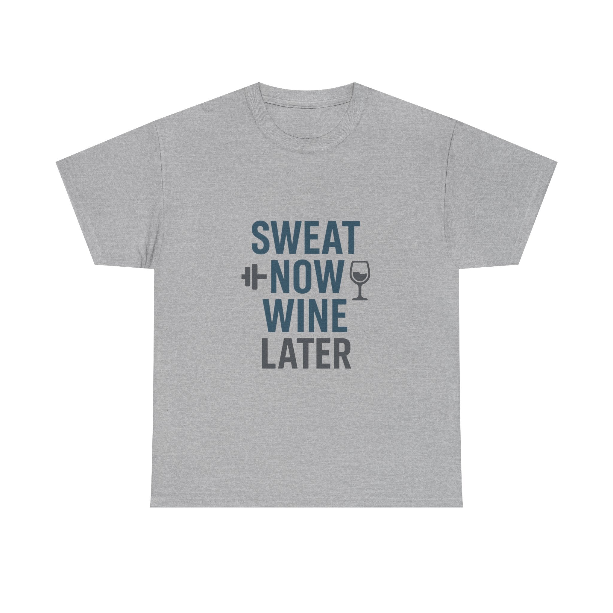 Gym Mom Sweat Now Wine Later T-Shirt | Gift for Mom | Graphic Tee