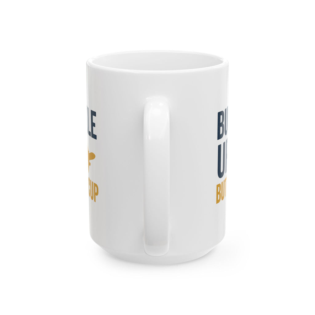 Flight Attendant Buckle Up Buttercup Coffee Mug | Unique Gift | Ceramic Mug