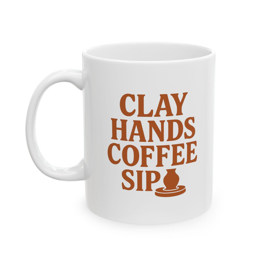 Pottery Maker Clay Hands Coffee Sip Coffee Mug | Coffee Lover Gift | Ceramic Mug