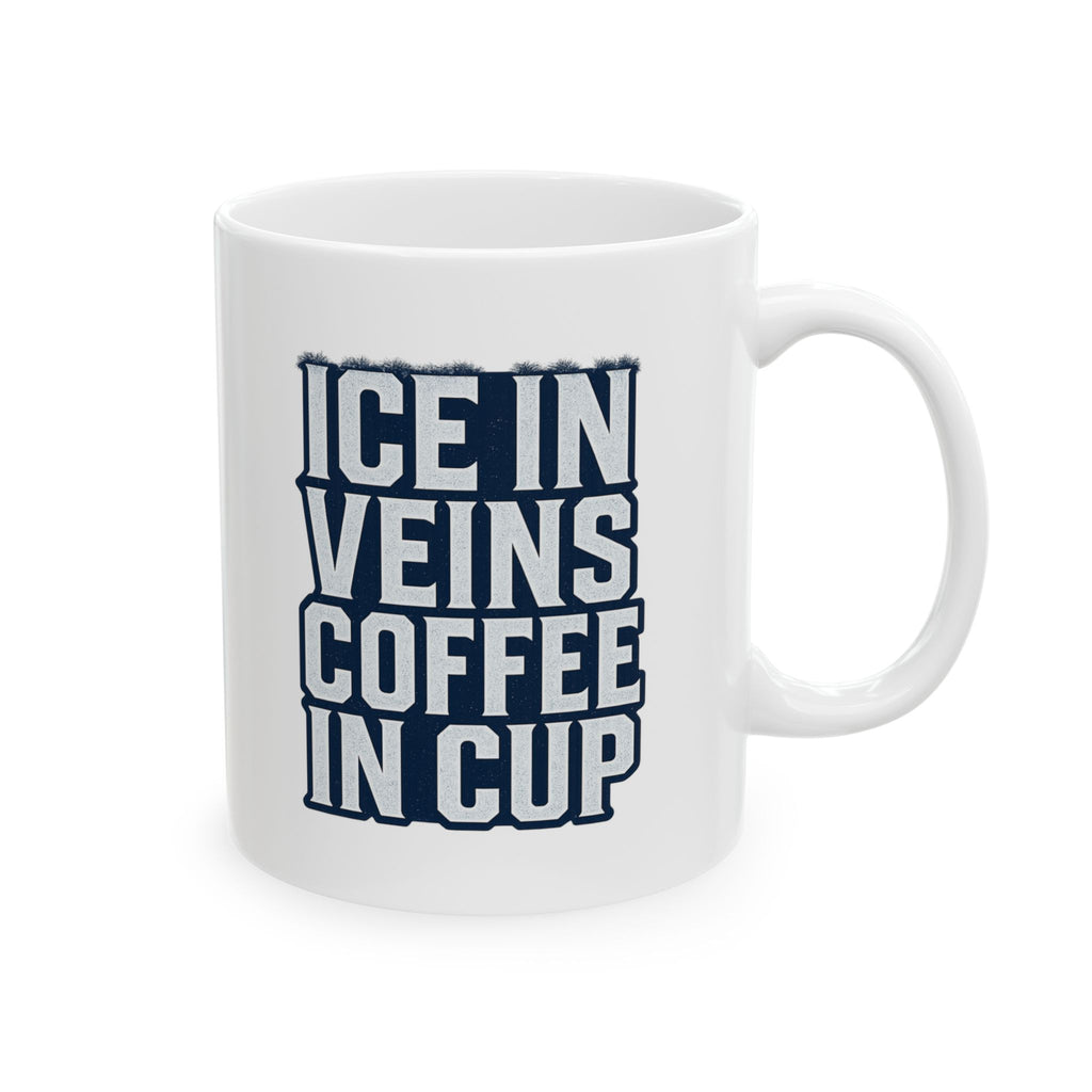 Cold Weather Runner Ice In Veins Coffee In Cup Coffee Mug | Coffee Lover Gift | Ceramic Mug