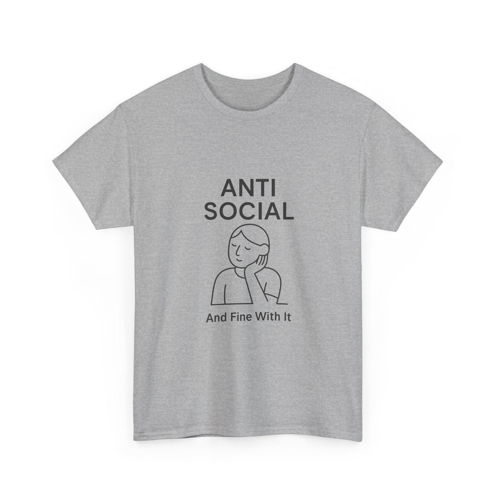 Social Battery Empty Anti Social Mode T-Shirt | Introvert Humor | Graphic Tee