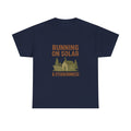 Off Grid Dreamer Running On Solar And Stubbornness T-Shirt | Unique Gift | Graphic Tee