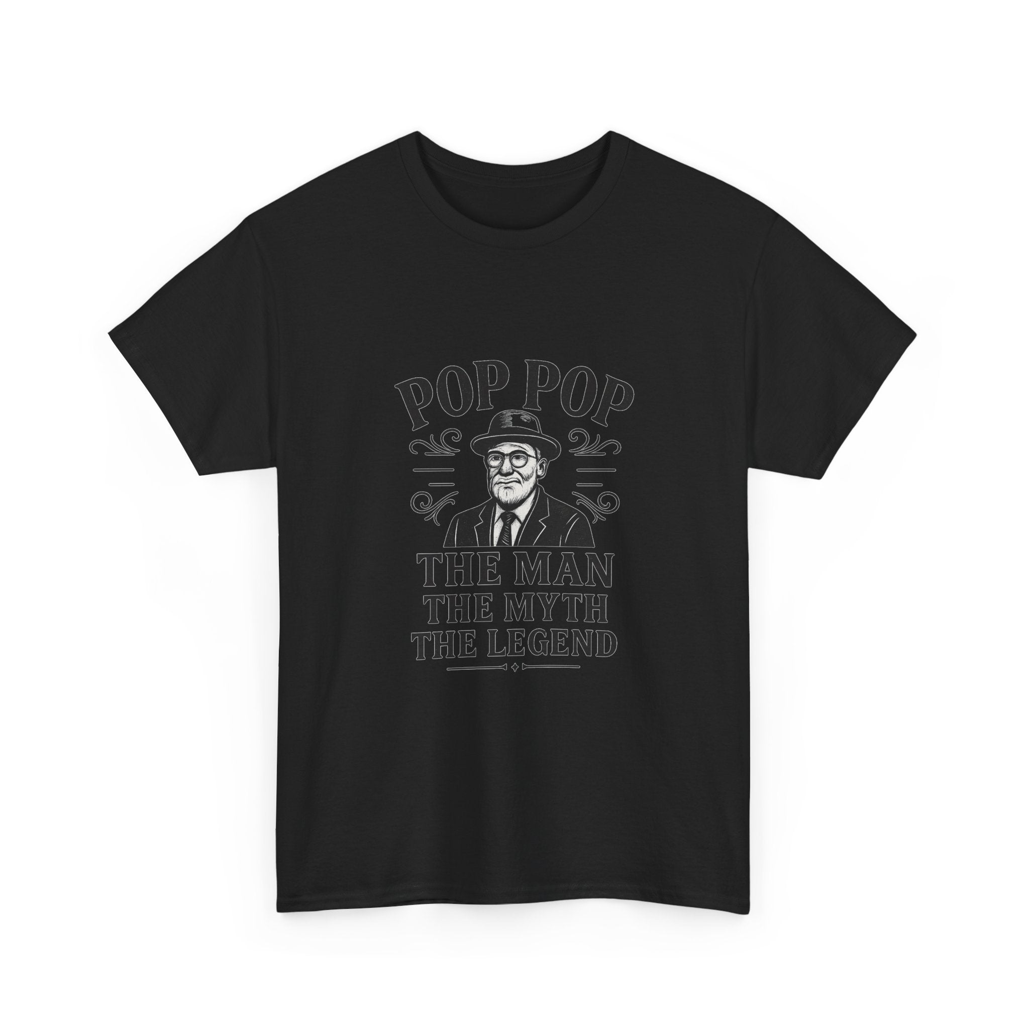 Pop Pop The Man The Myth Grandfather T-Shirt | Unique Gift | Graphic Tee