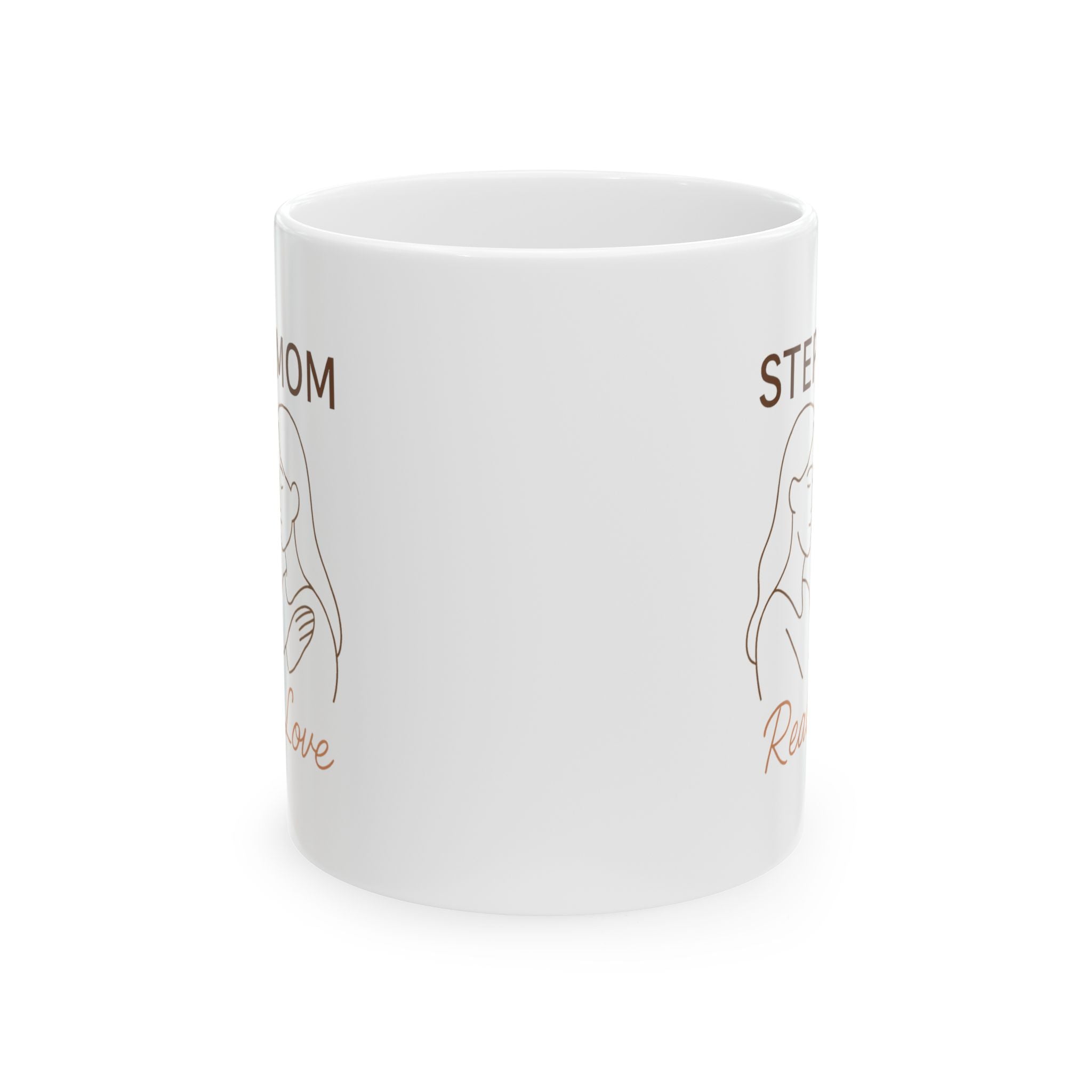 Stepmom Love Is Real Love Coffee Mug | Blended Family Gift | Ceramic Mug