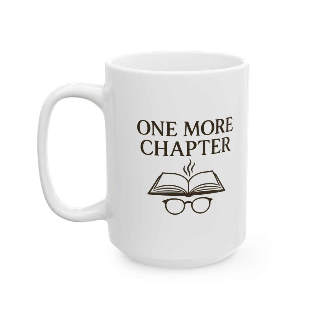Bookworm One More Chapter Coffee Mug | Unique Gift | Ceramic Mug