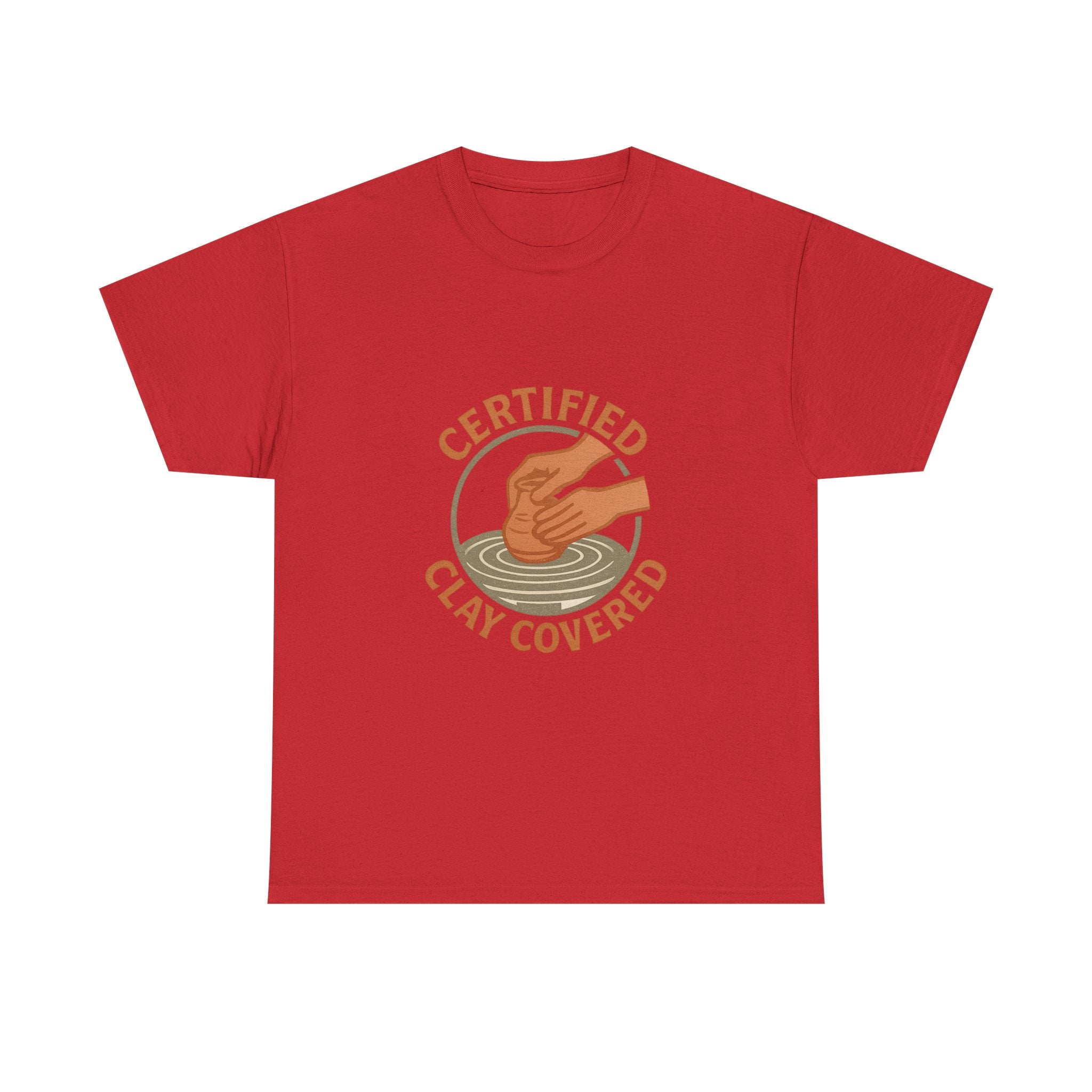 Ceramics Studio Certified Clay Covered Artist T-Shirt