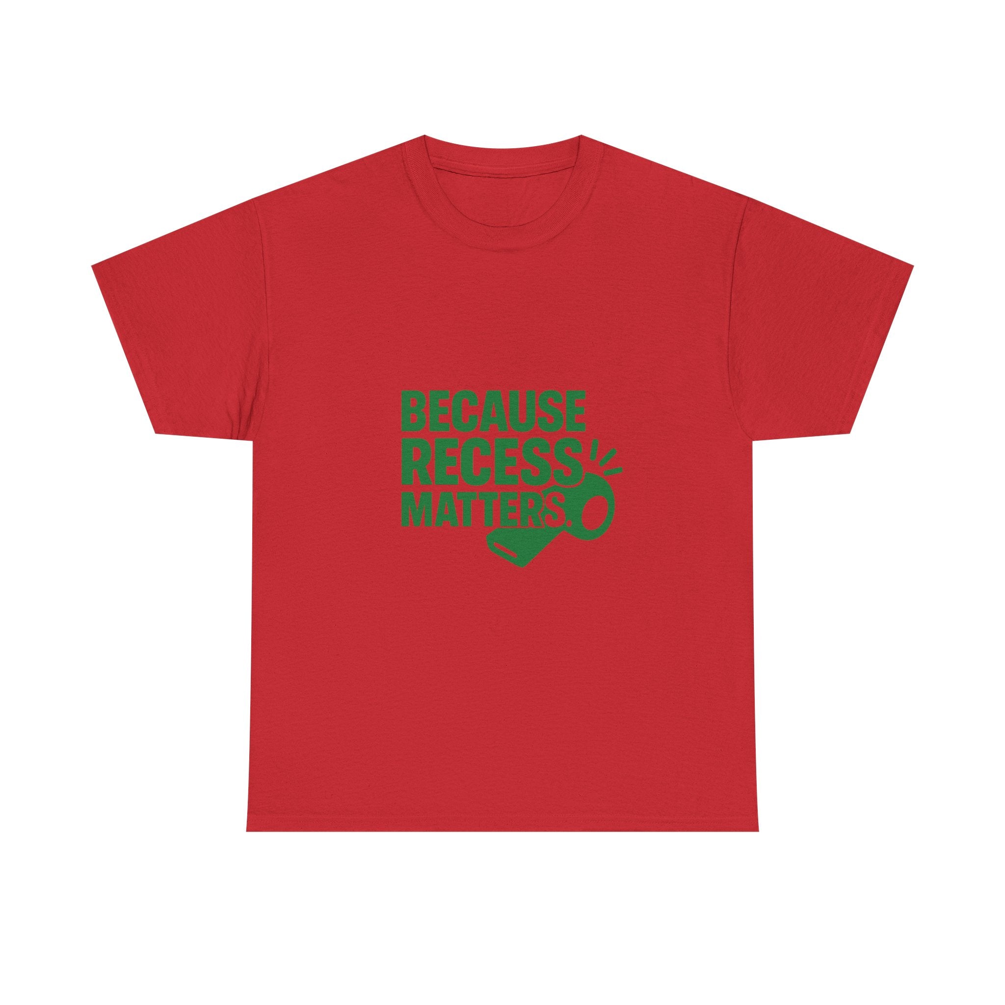 PE Teacher Because Recess Matters T-Shirt | Teacher Gift | Graphic Tee