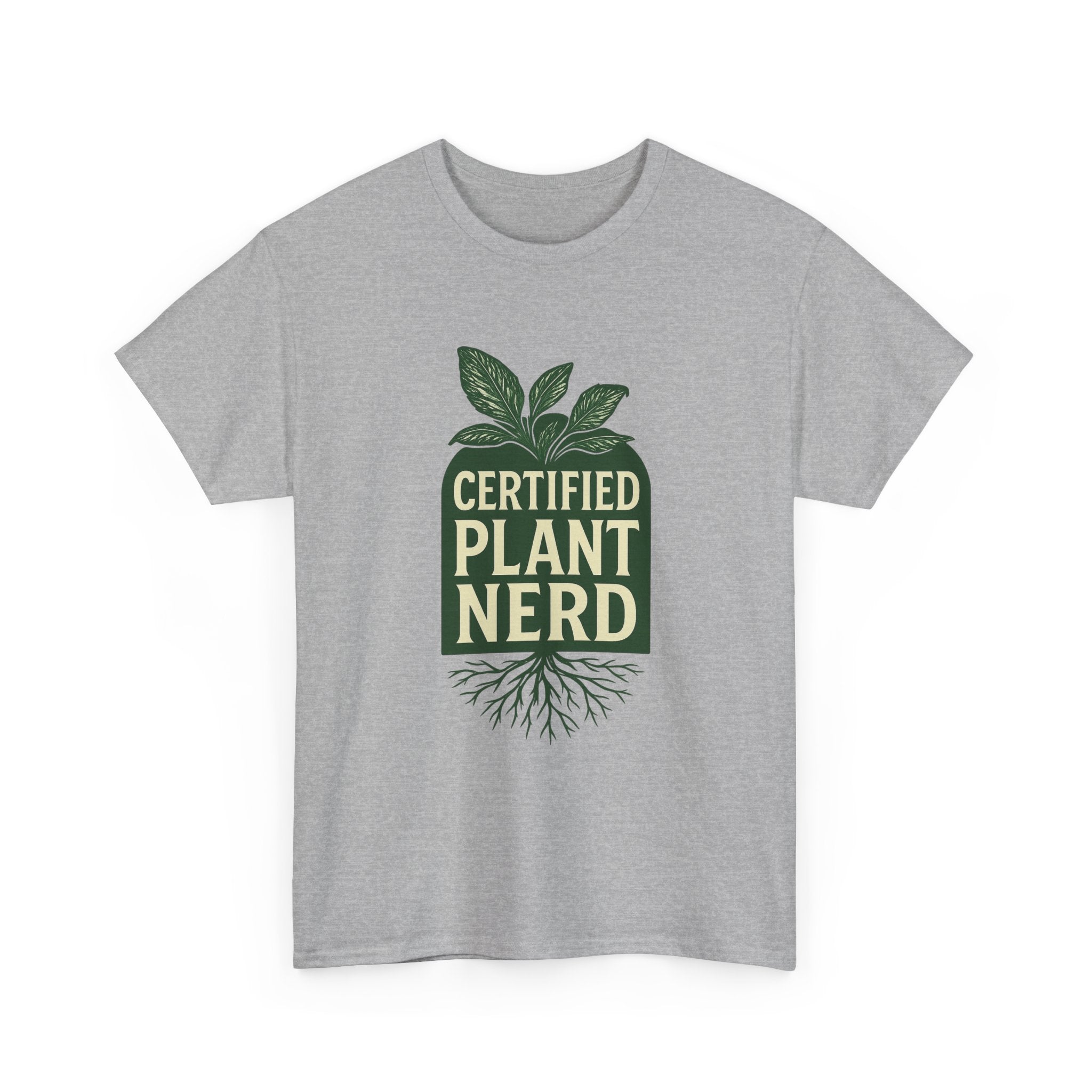 Certified Plant Nerd T-Shirt | Unique Gift | Graphic Tee