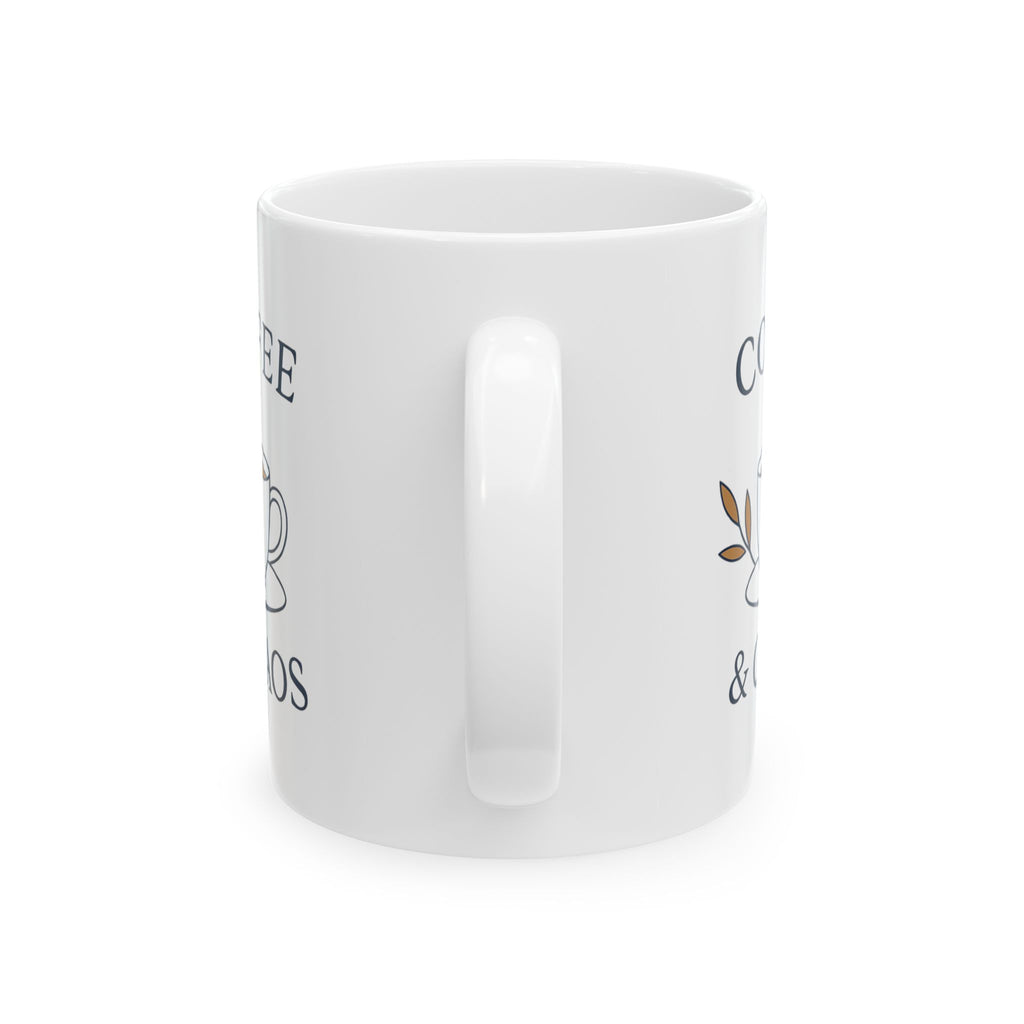 Coffee And Chaos That Is The Plan Coffee Mug | Funny Chaos Gift | Ceramic Mug