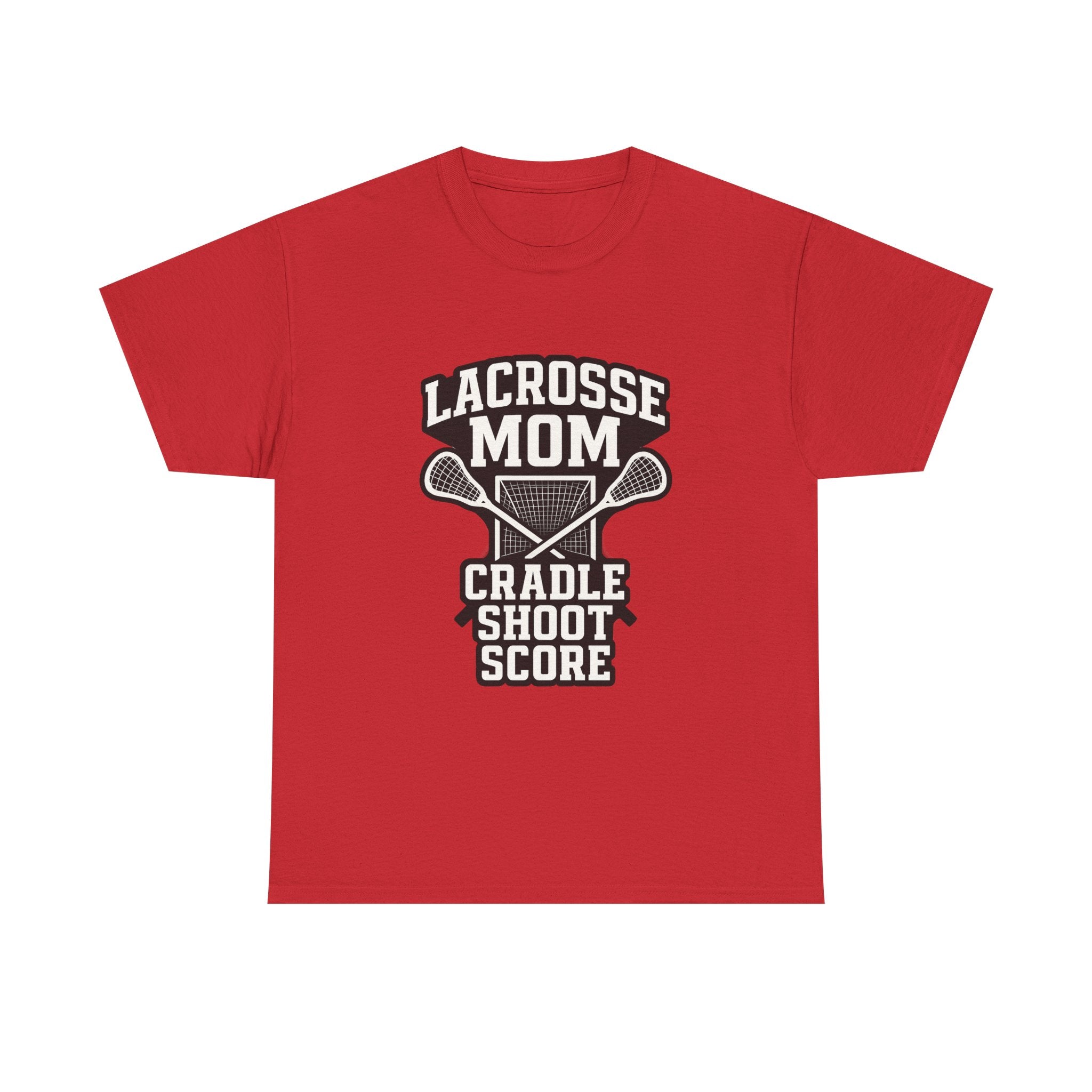Lacrosse Mom Cradle Shoot Score T-Shirt | Gift for Mom | Graphic Tee