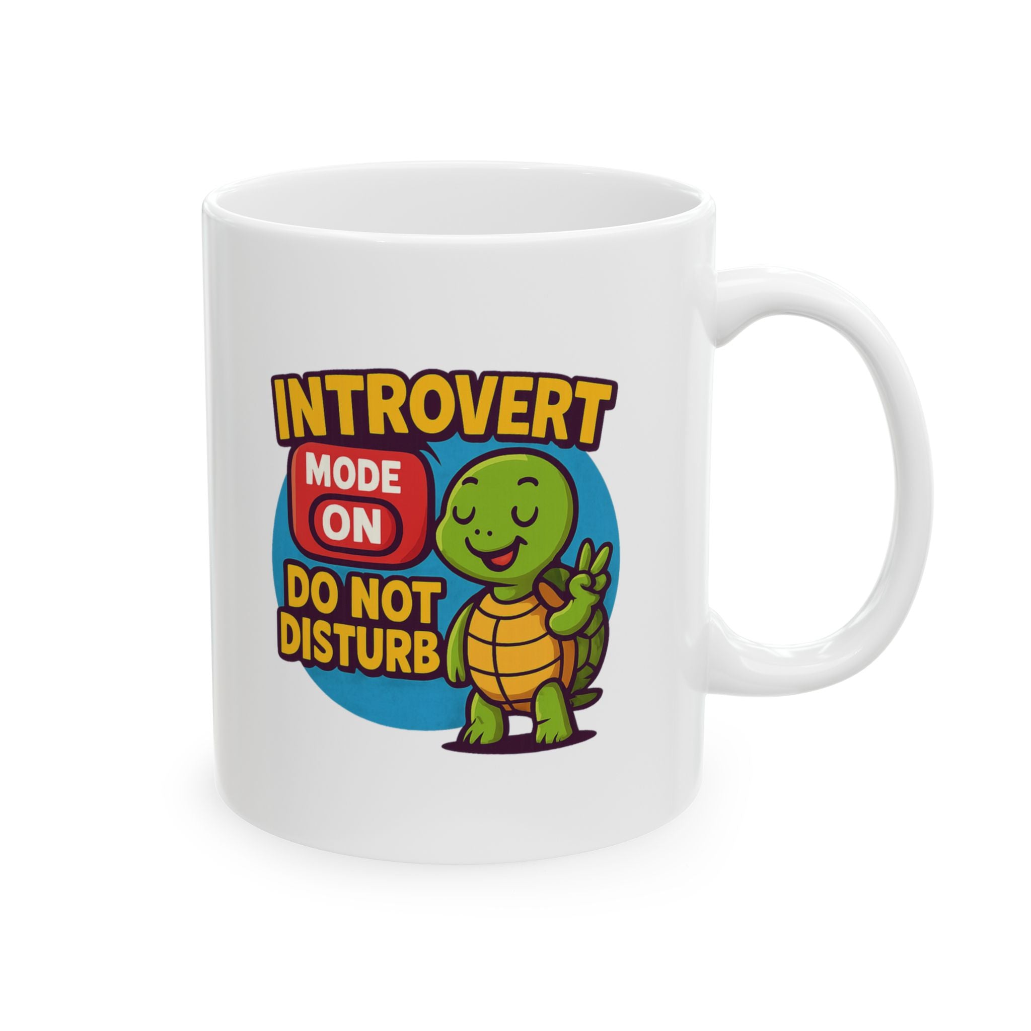 Certified Introvert No New Friends Coffee Mug | Funny Introvert Gift | Ceramic Mug