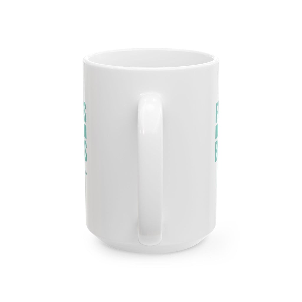 Dental Hygienist Floss Is Boss Coffee Mug | Unique Gift | Ceramic Mug
