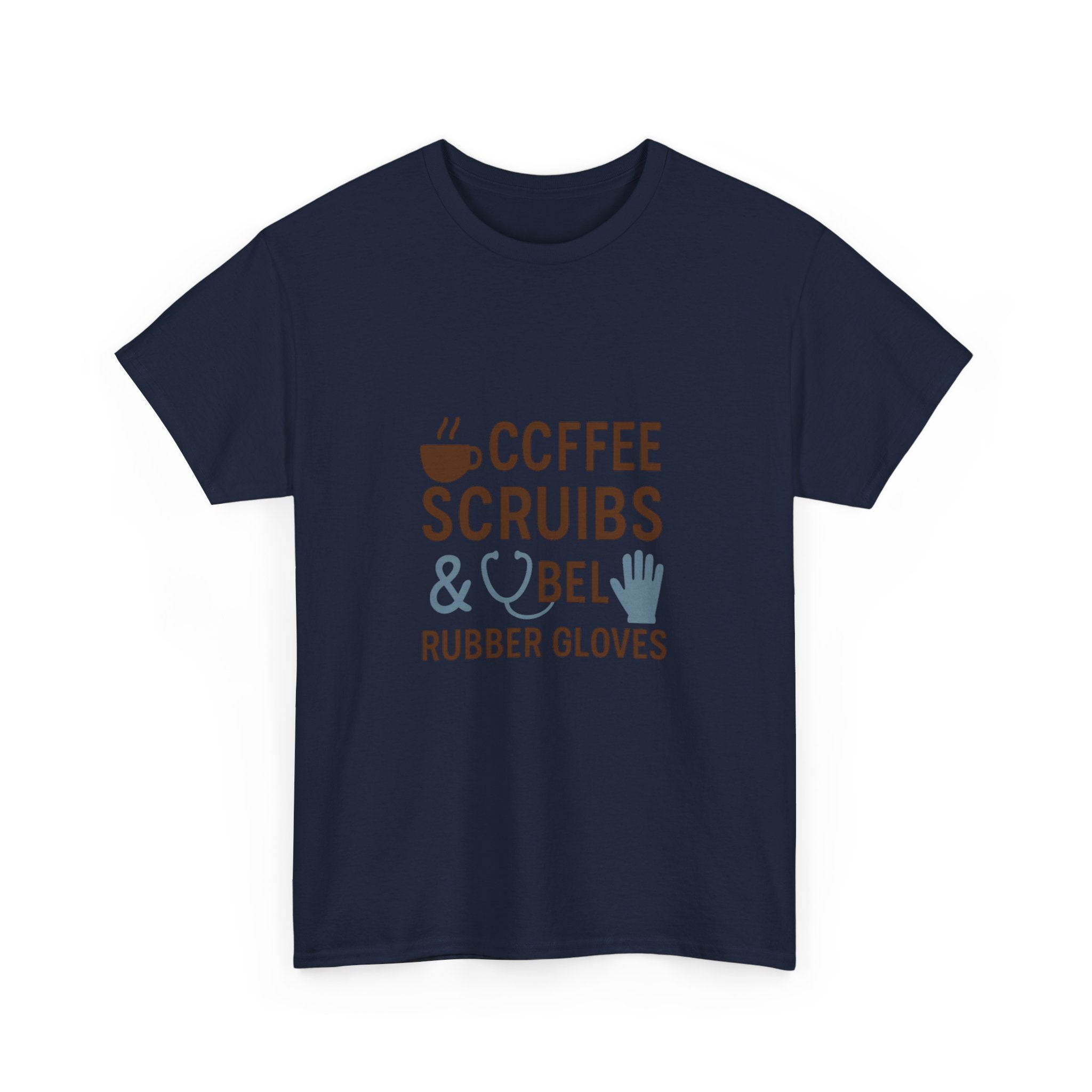 Coffee Scrubs And Rubber Gloves Nurse T-Shirt | Nurse Gift | Graphic Tee