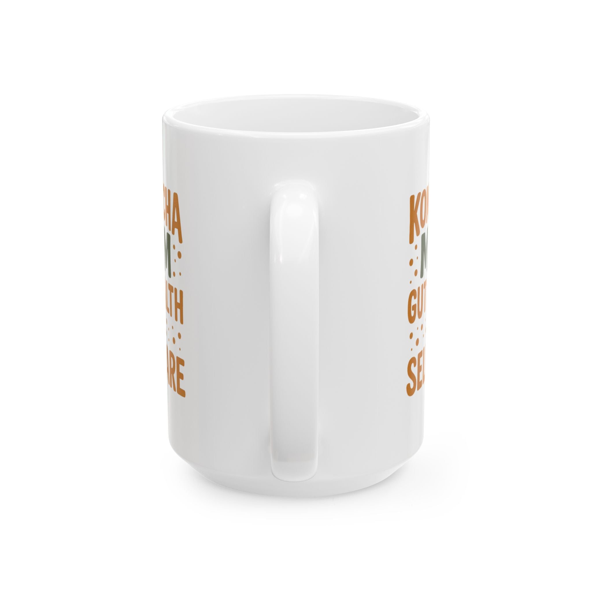 Kombucha Mom Gut Health Is Self Care Coffee Mug | Gift for Mom | Ceramic Mug