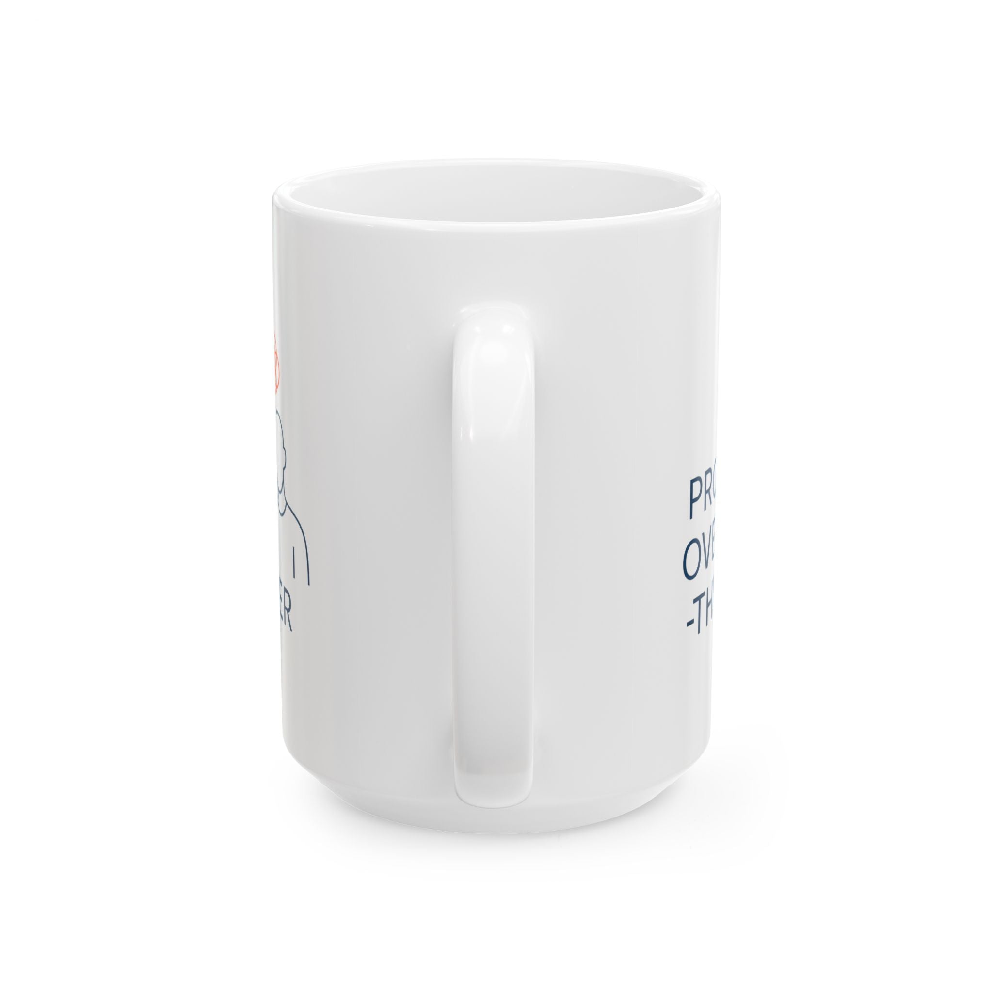 Overthinker In Progress Please Stand By Coffee Mug | Funny Anxiety Humor | Ceramic Mug