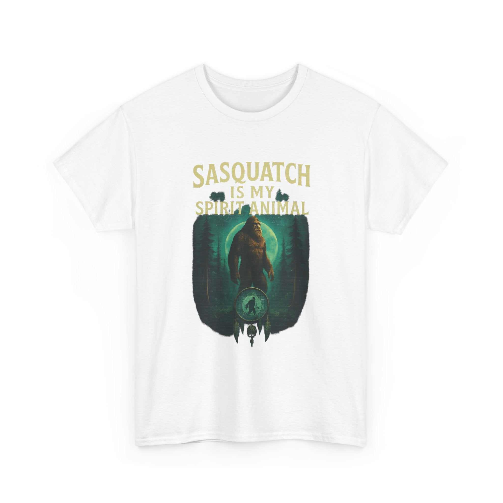 Sasquatch Is My Spirit Animal T-Shirt | Unique Gift | Graphic Tee