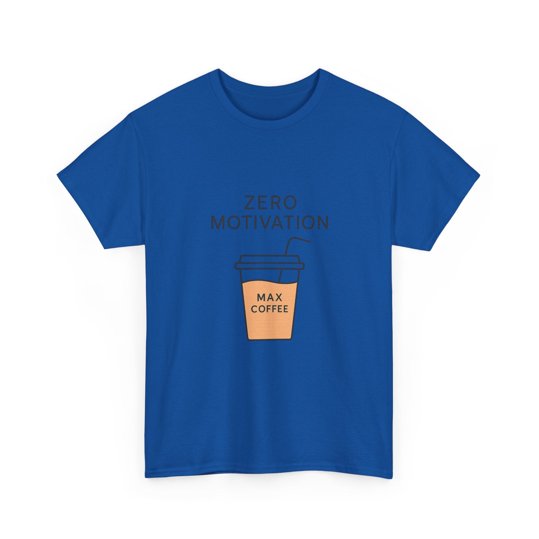 Motivation Level Zero Coffee Level Max T-Shirt | Funny Gift | Graphic Tee