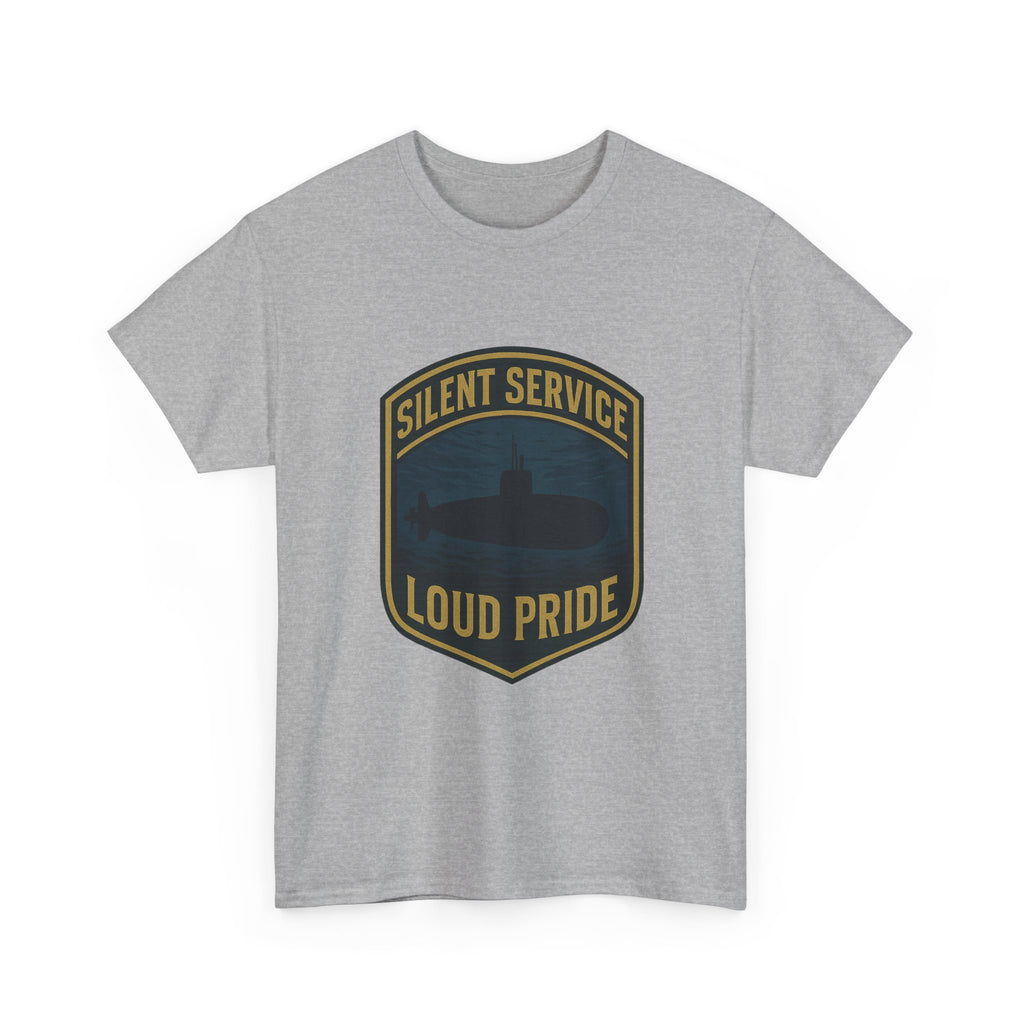 Submarine Veteran Silent Service Loud Pride T-Shirt