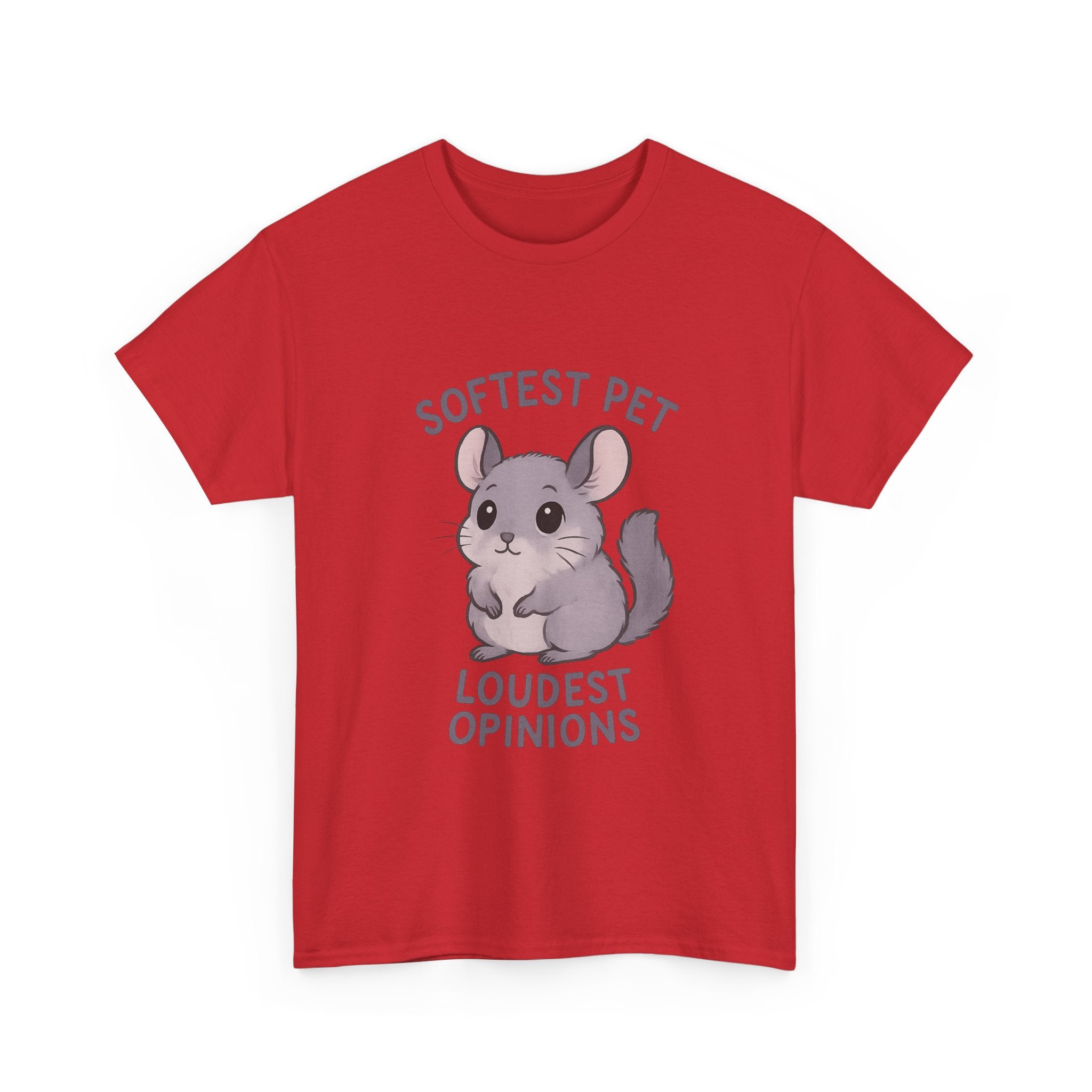 Chinchilla Mom Softest Pet Loudest Opinions T-Shirt