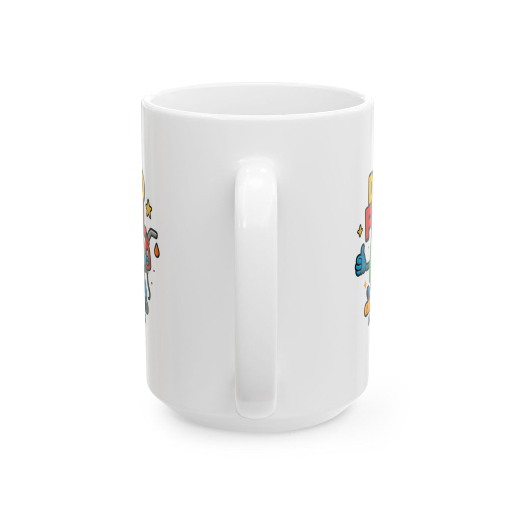 Dad Fuel In Progress Step Away Coffee Mug | Funny Father Gift | Ceramic Mug