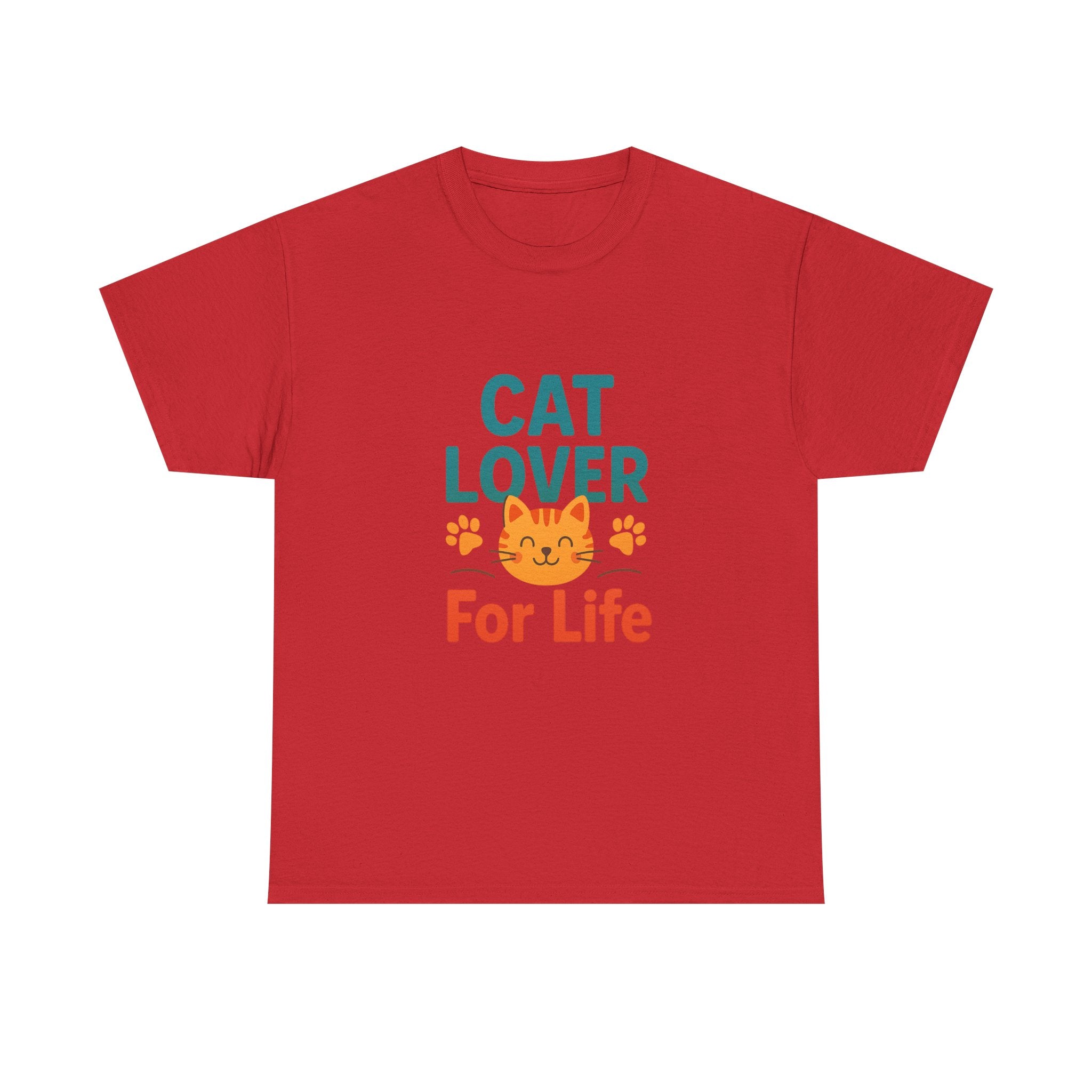 Cat Lover Powered By Caffeine And Purrs T-Shirt | Gift For Her | Graphic Tee