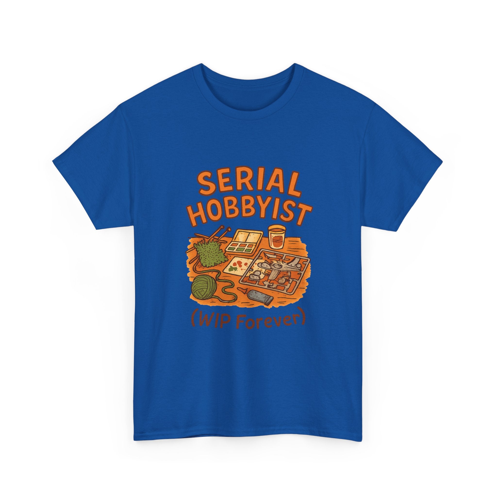 Serial Hobbyist Never Finishes Anything T-Shirt | Unique Gift | Graphic Tee