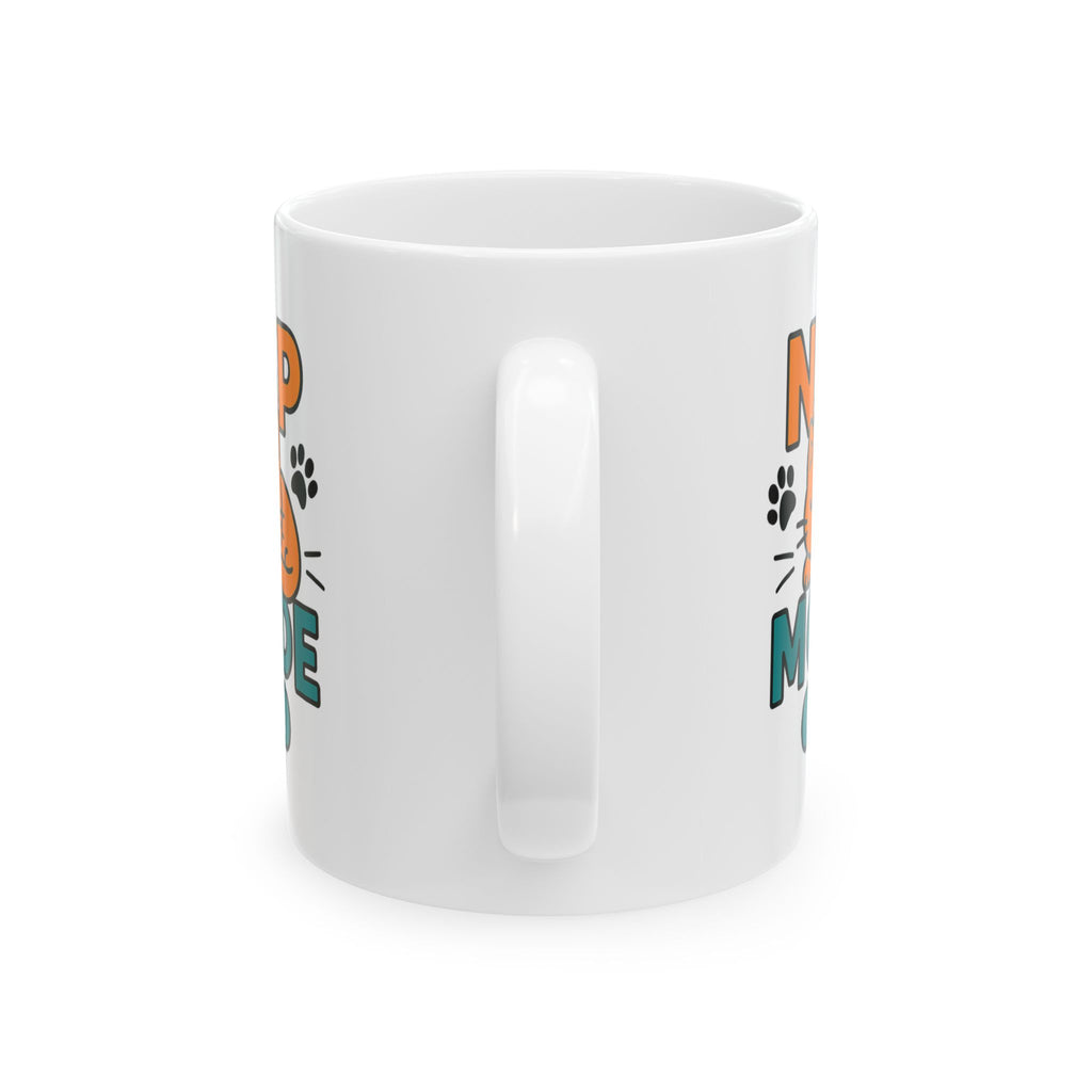Do Not Disturb Cat Napping In Progress Coffee Mug | Cat Lover Humor | Ceramic Mug
